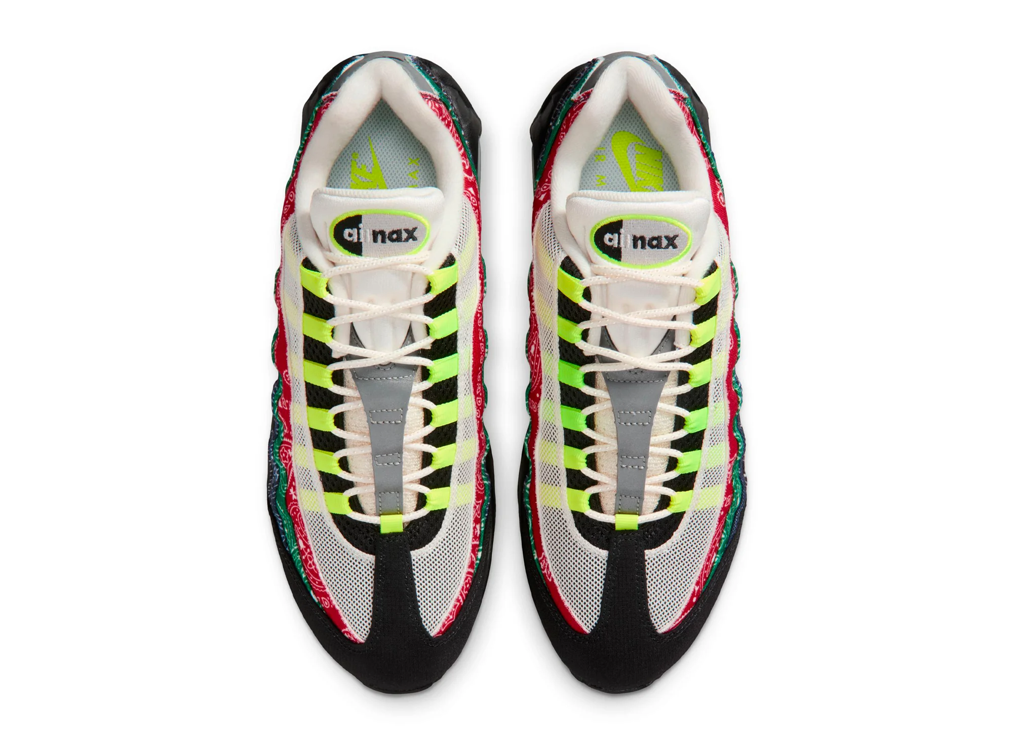 Nike Air Max 95 Big Bubble SP in Sail / Volt - Image 4