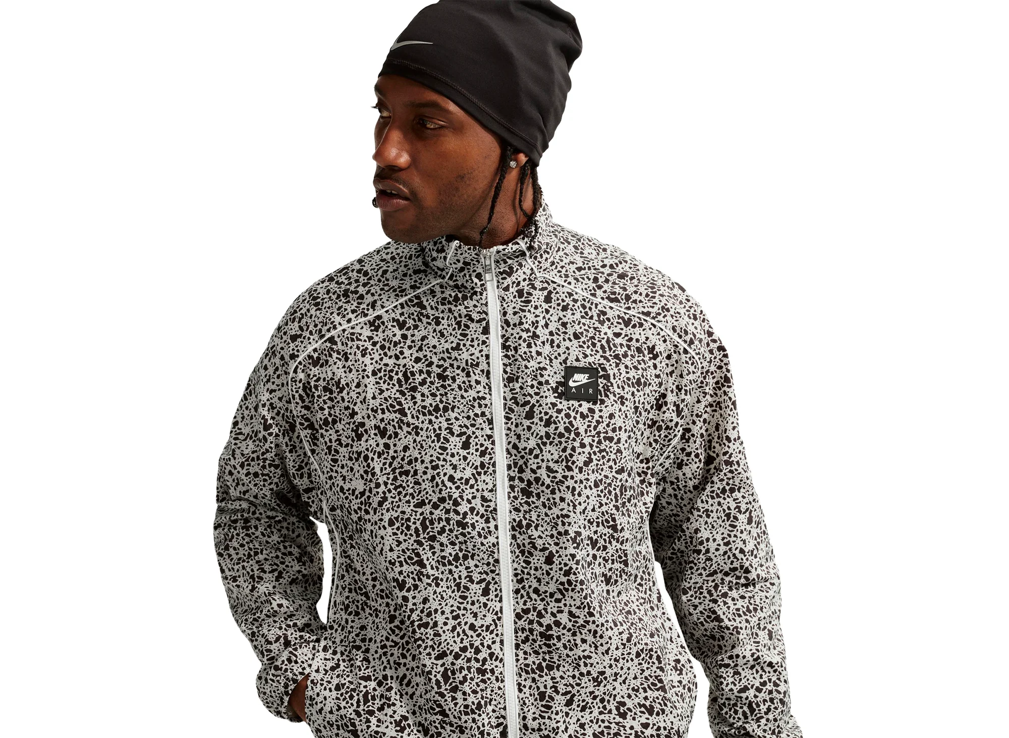 Nike Air Woven Jacket in Light Bone - Image 3