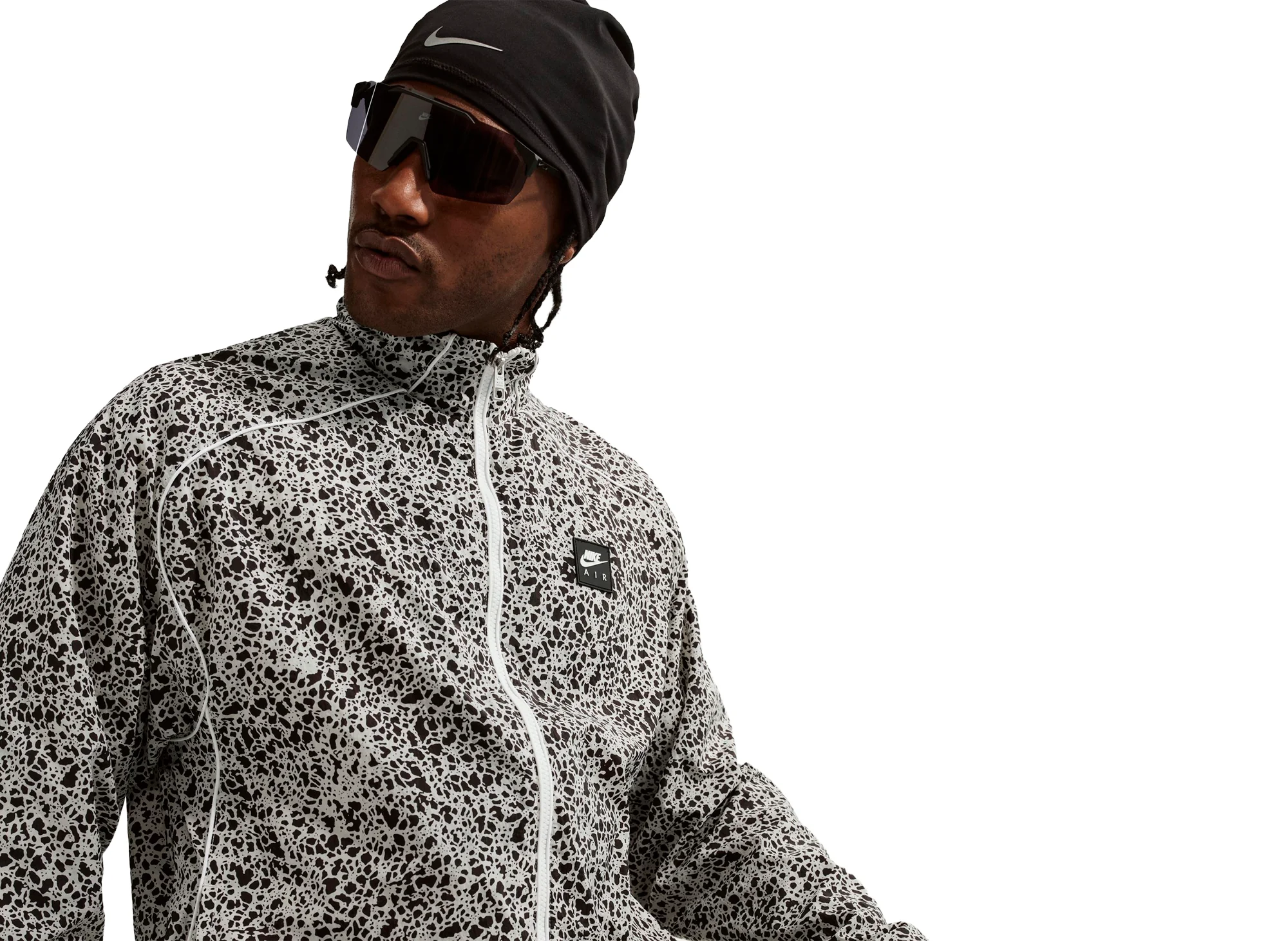 Nike Air Woven Jacket in Light Bone - Image 5