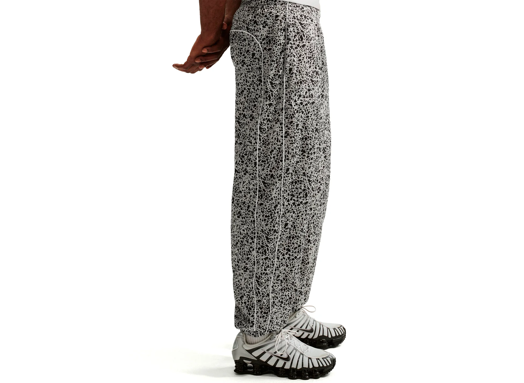 Nike Air Woven Pants in Light Bone - Image 4