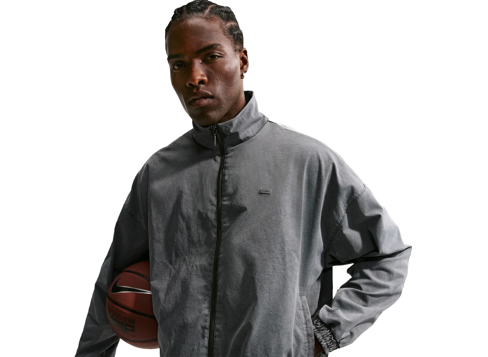Nike Book Dri-FIT Woven Game Jacket in Black - Image 3