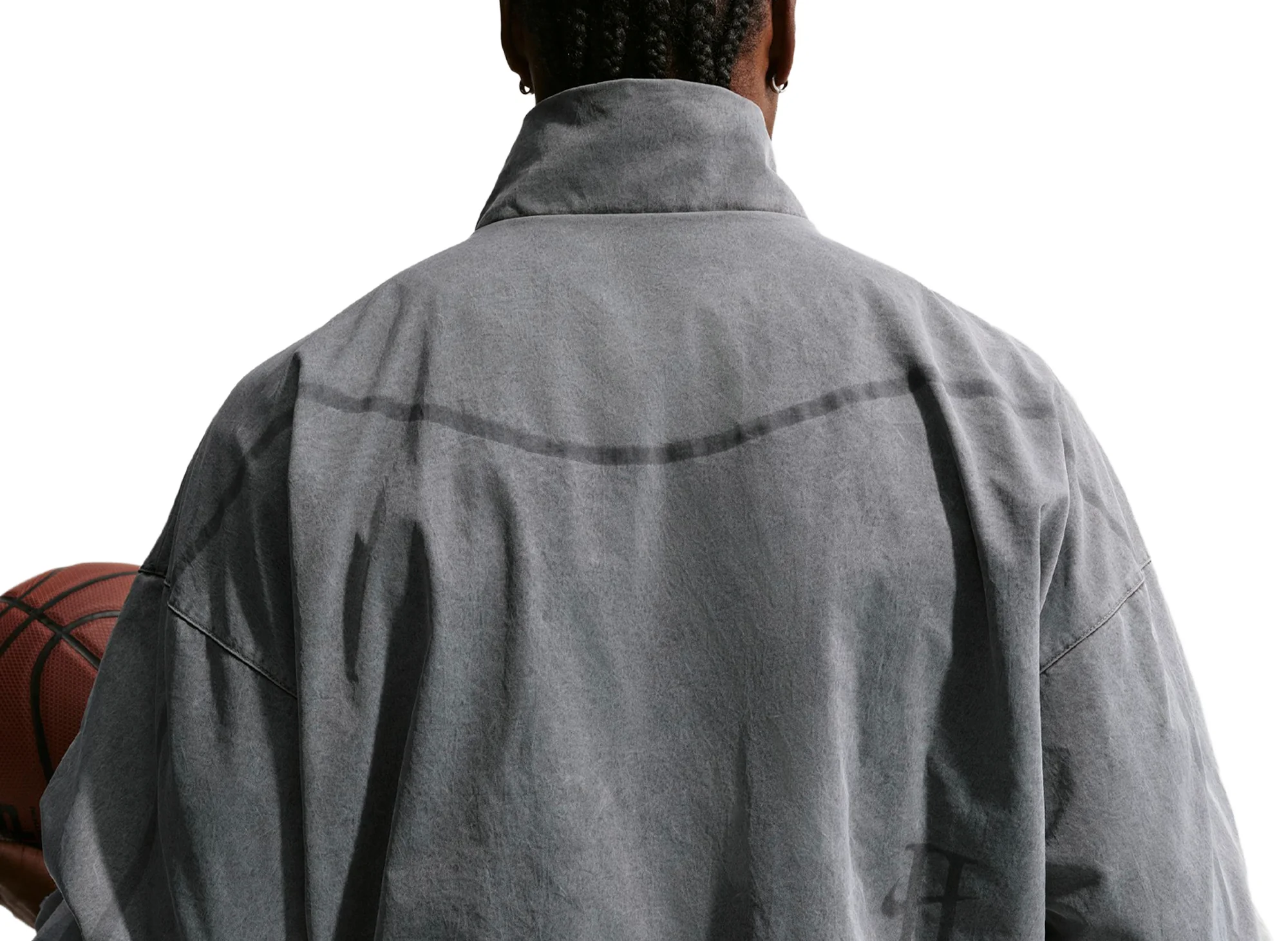Nike Book Dri-FIT Woven Game Jacket in Black - Image 4