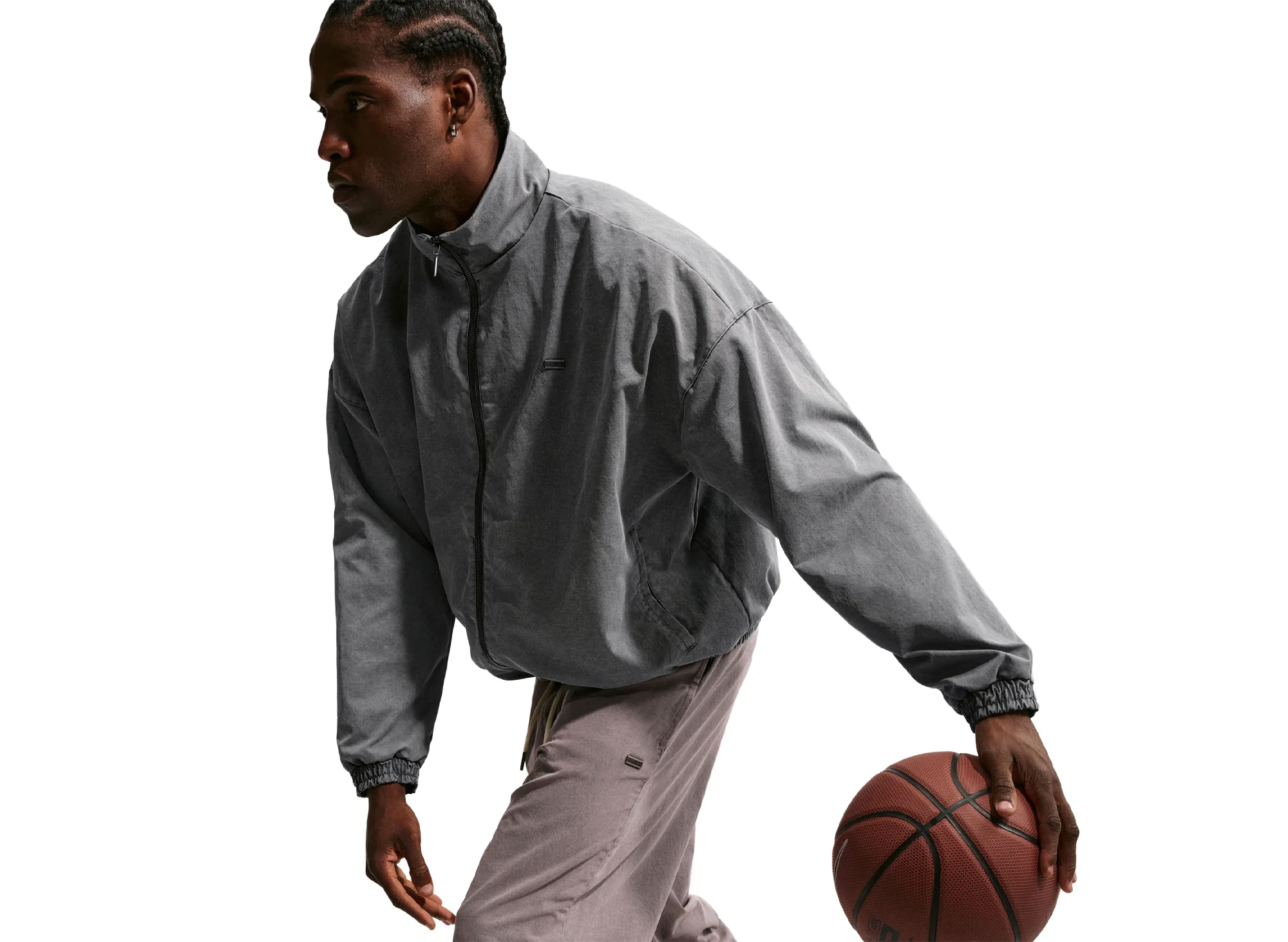 Nike Book Dri-FIT Woven Game Jacket in Black - Image 5