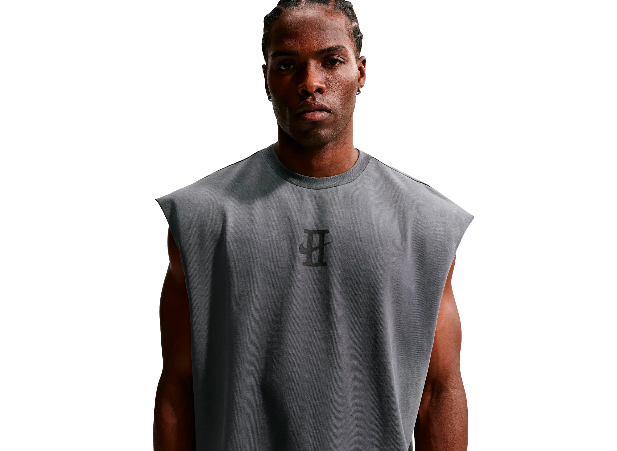 Nike Book Standard Issue Dri-FIT Sleeveless Game Top in Black - Image 3