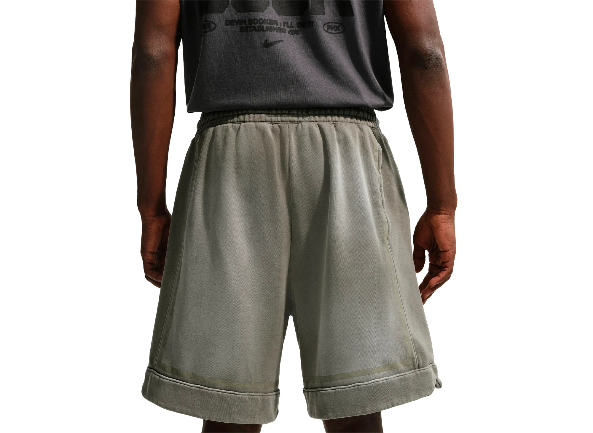 Nike Book Standard Issue Shorts in Dark Stucco - Image 4