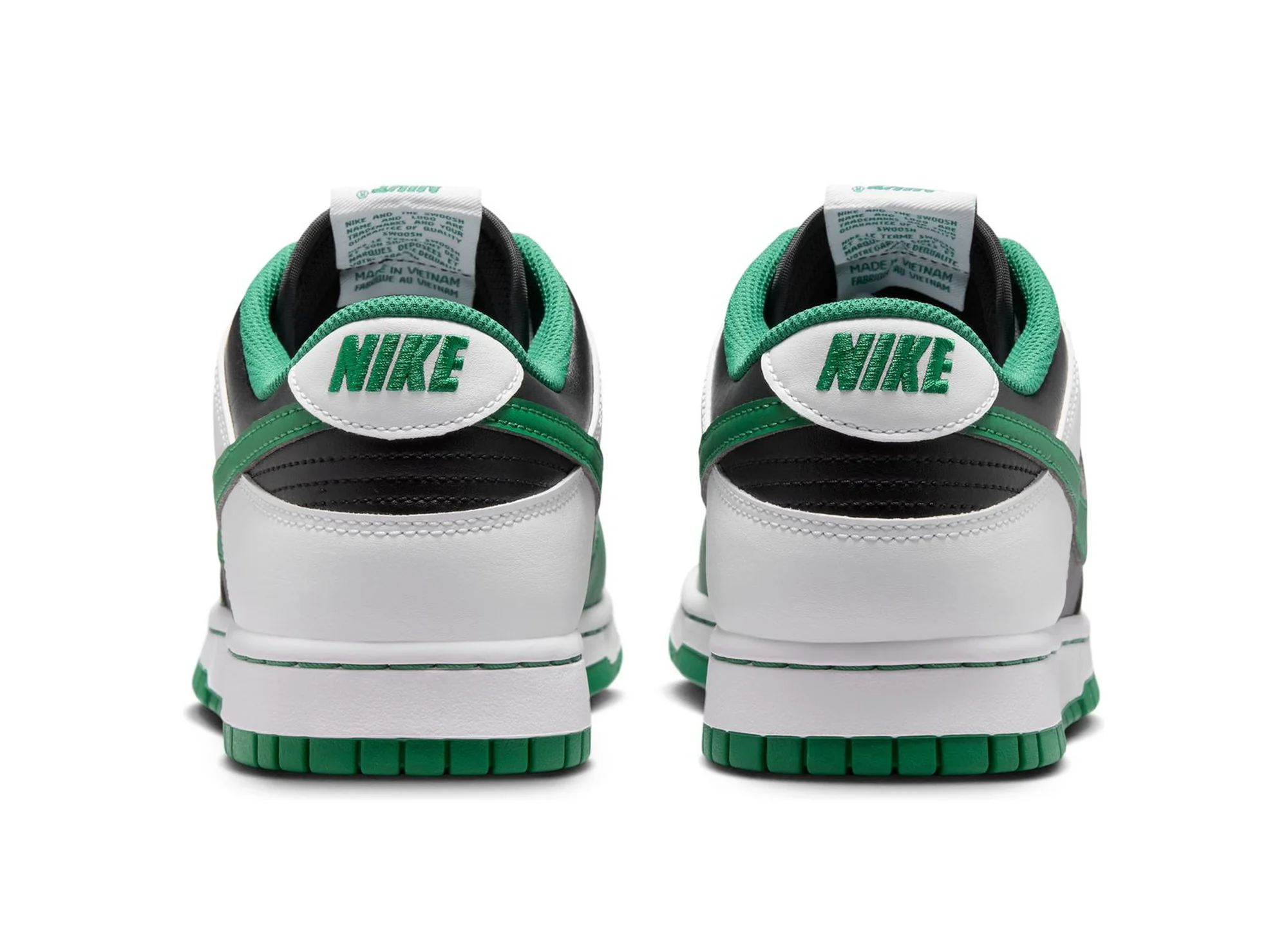 Nike Dunk Low Retro in Black / Clover - Image 2