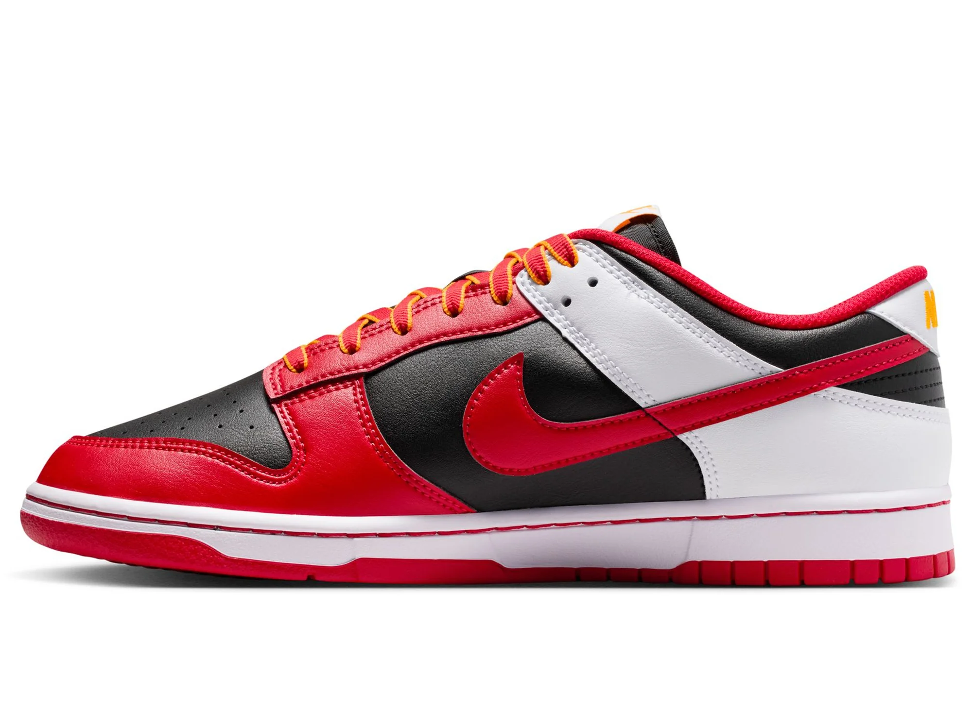 Nike Dunk Low Retro in Black / University Red - Image 3
