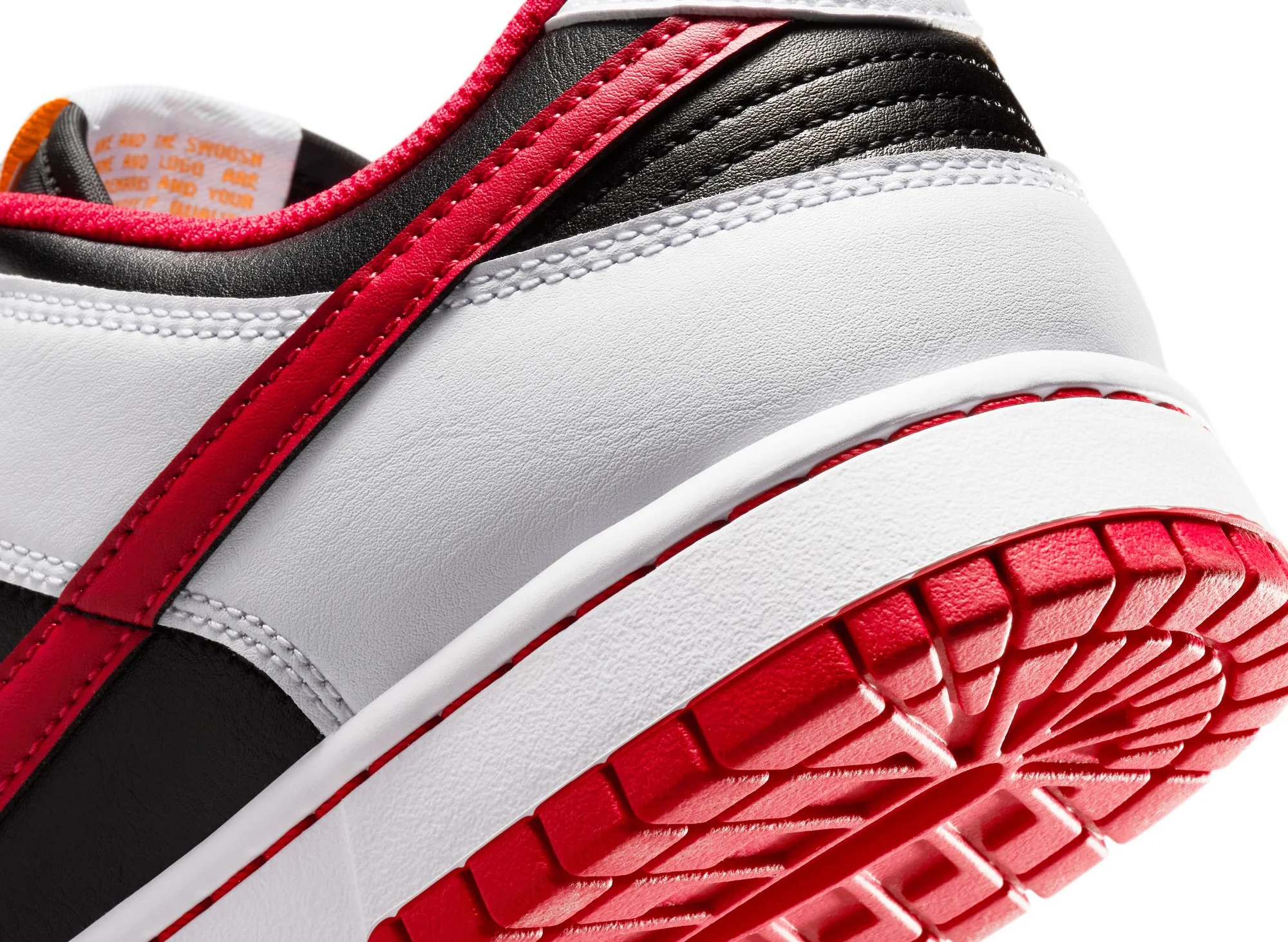Nike Dunk Low Retro in Black / University Red - Image 6