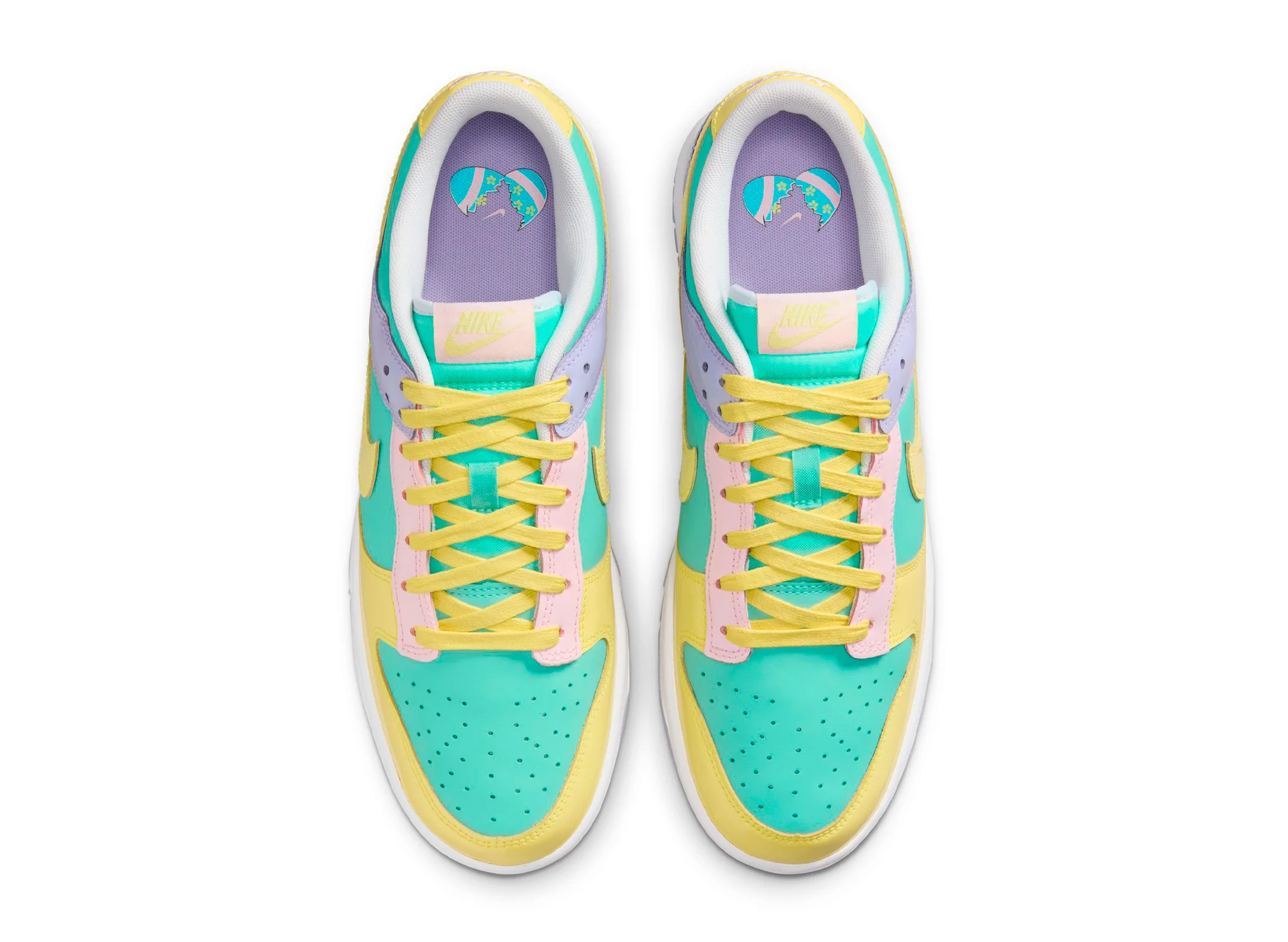 Nike Dunk Low Retro in Emerald Rise / Yellow Pulse - Image 4