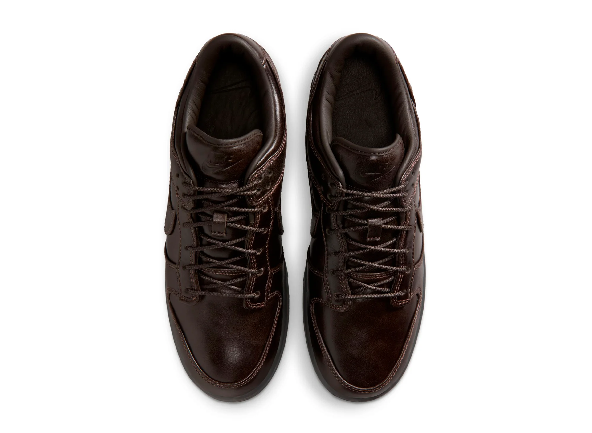 Nike Dunk Low Retro Premium QS in Classic Brown - Image 4