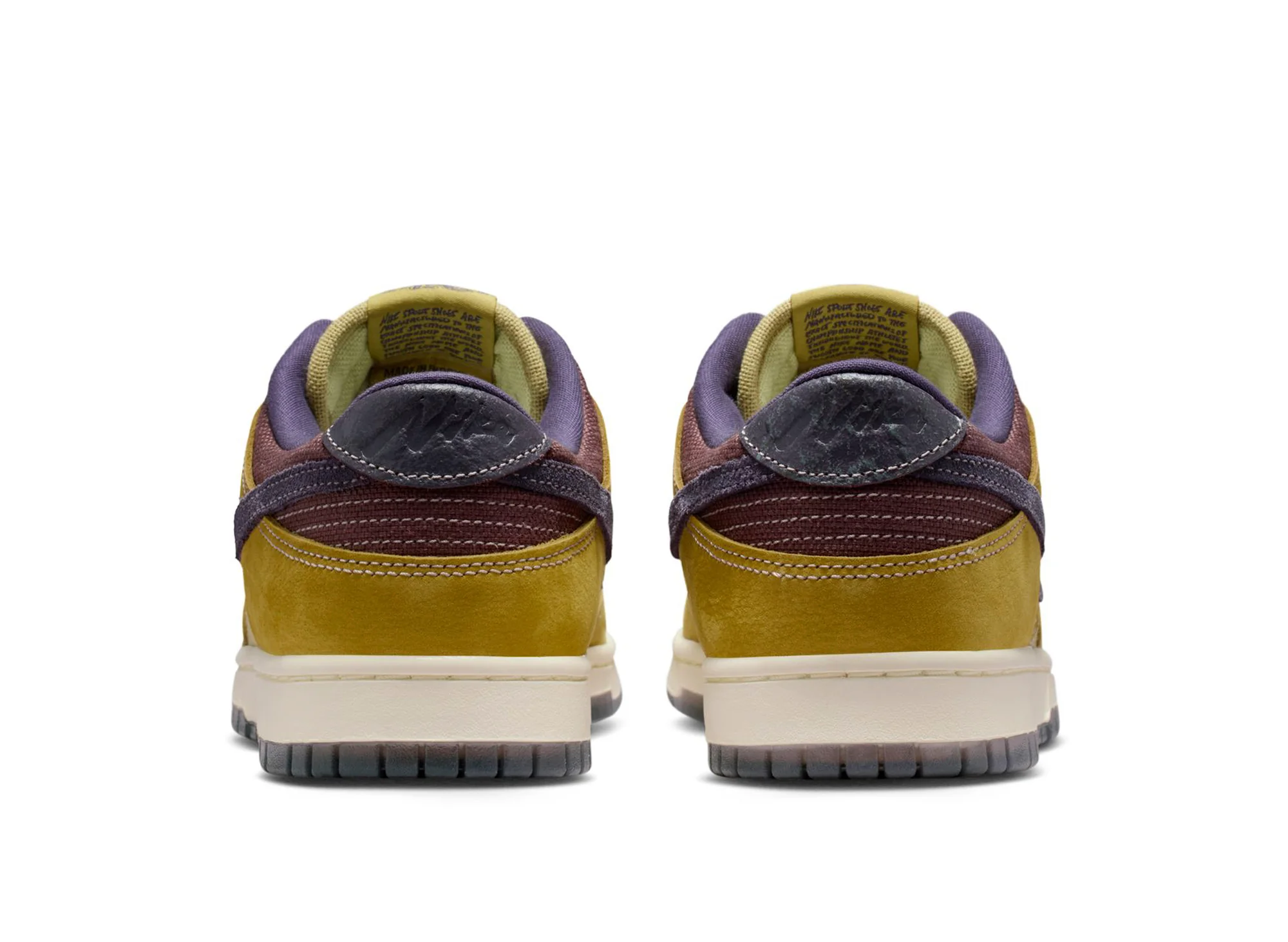 Nike Dunk Low Retro SE in Buff Gold / Dark Raisin - Image 2