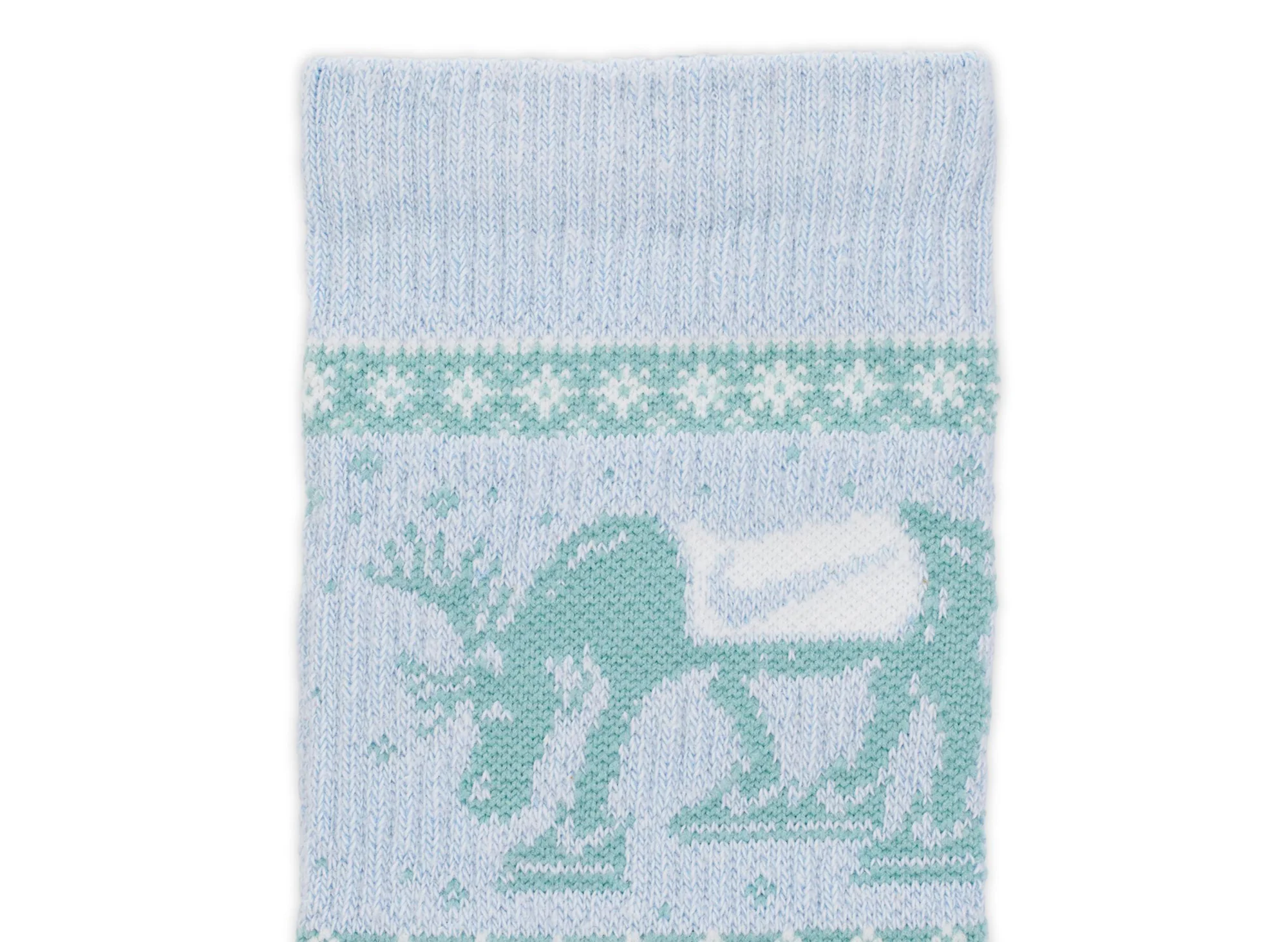 Nike Everyday Plus Cushioned Winter Wonderland Crew Socks in Blue - Image 4