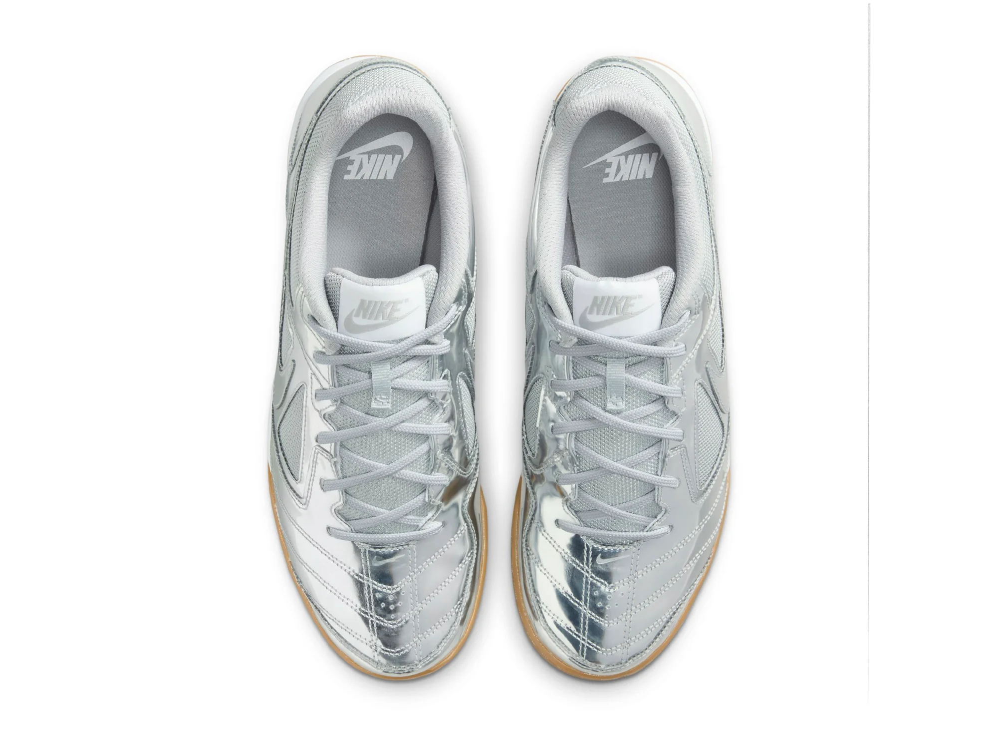 Nike Gato LV8 in Metallic Silver - Image 4