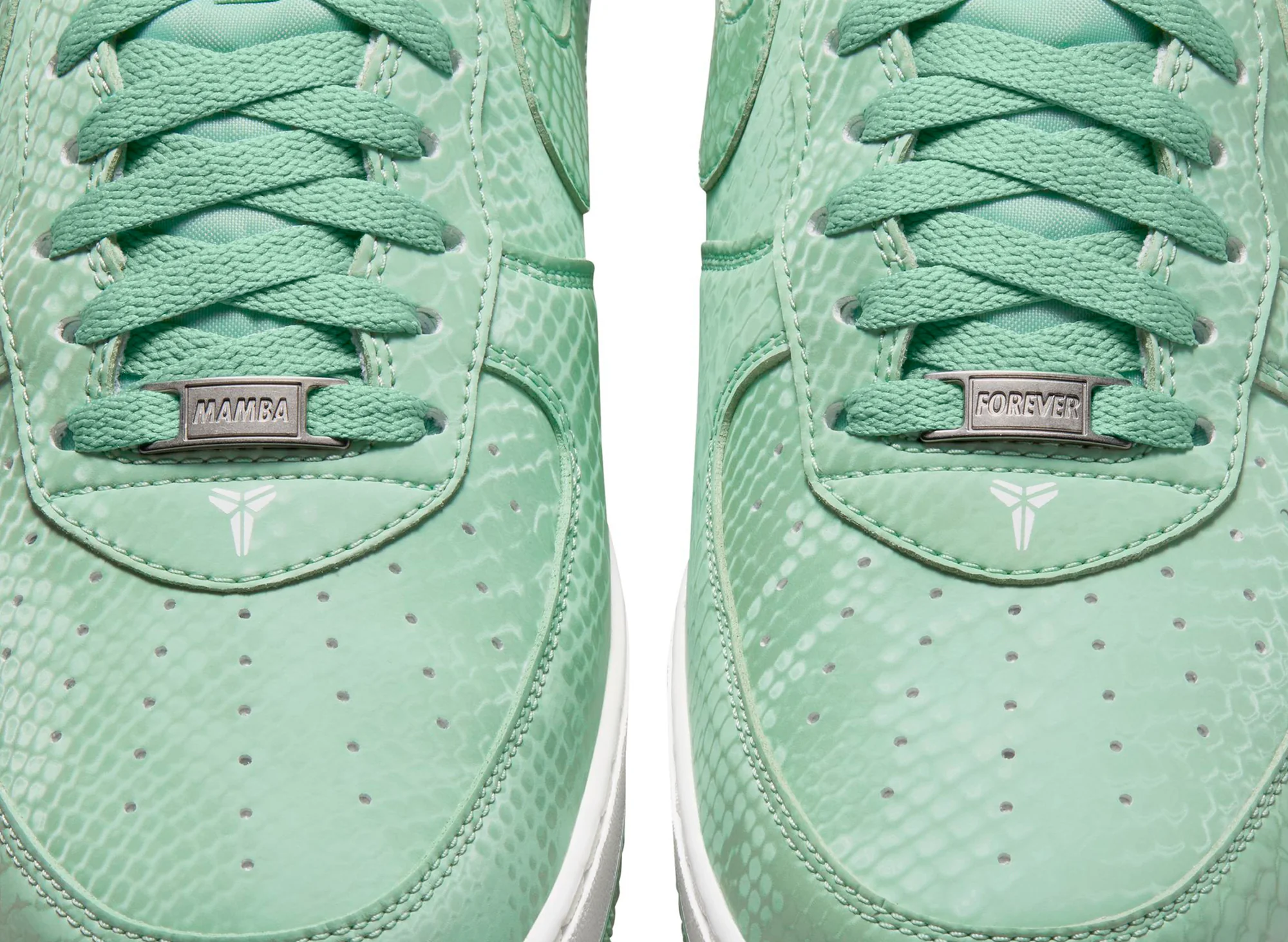 Nike Kobe Air Force 1 Low in Steam / Summit White - Image 6