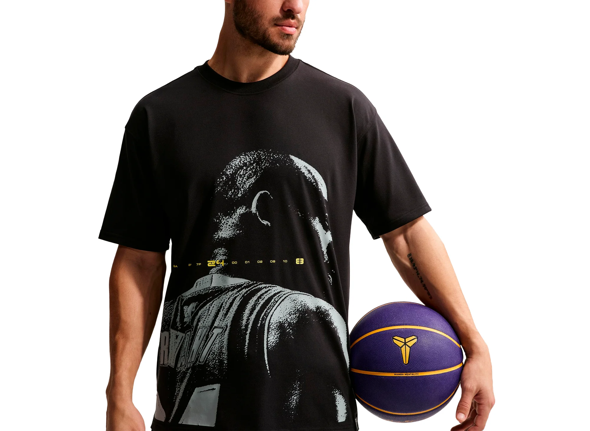 Nike Kobe Dri-FIT Basketball T-Shirt in Black - Image 5