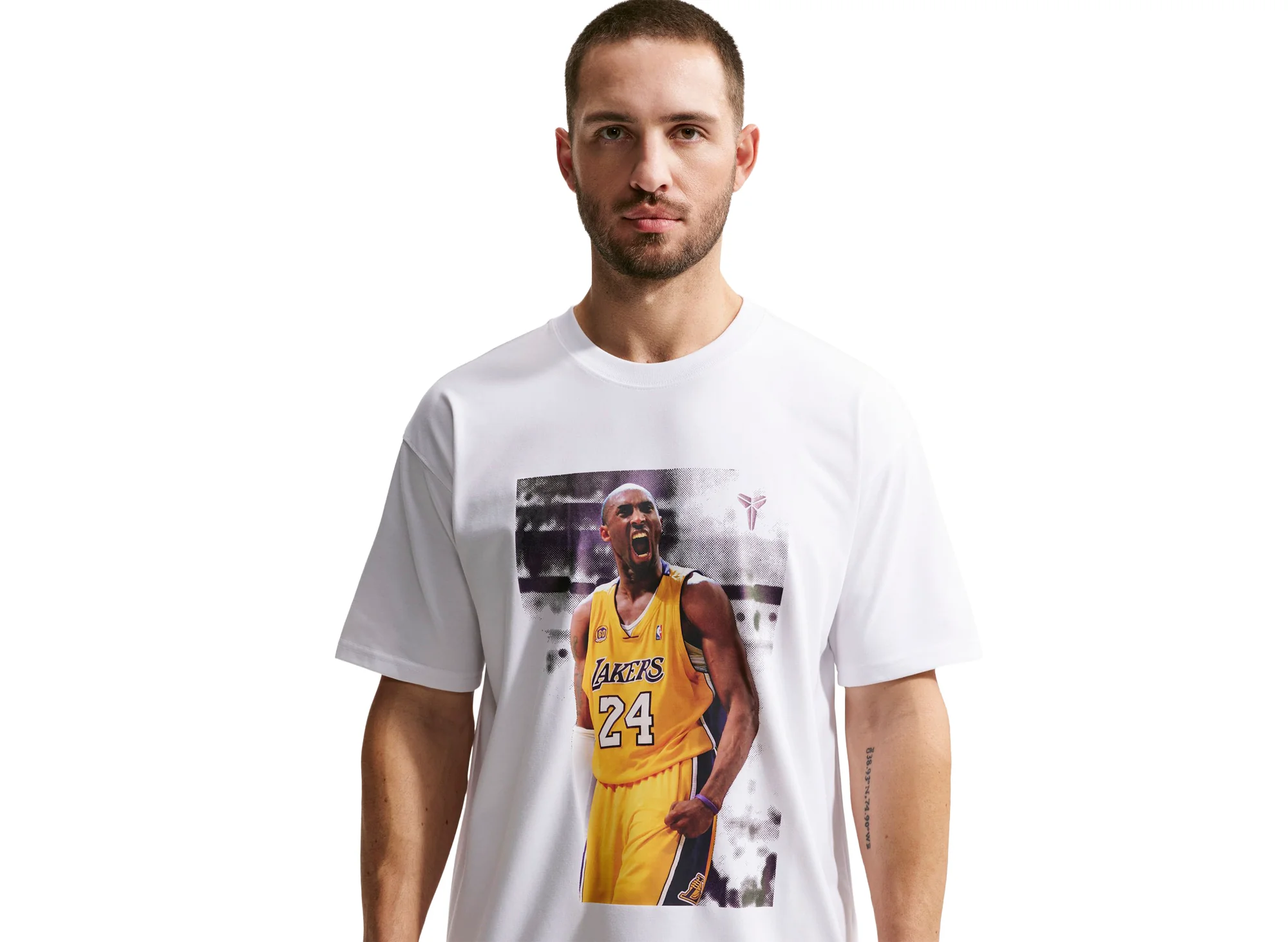 Nike Kobe Dri-FIT Basketball T-Shirt in White - Image 3