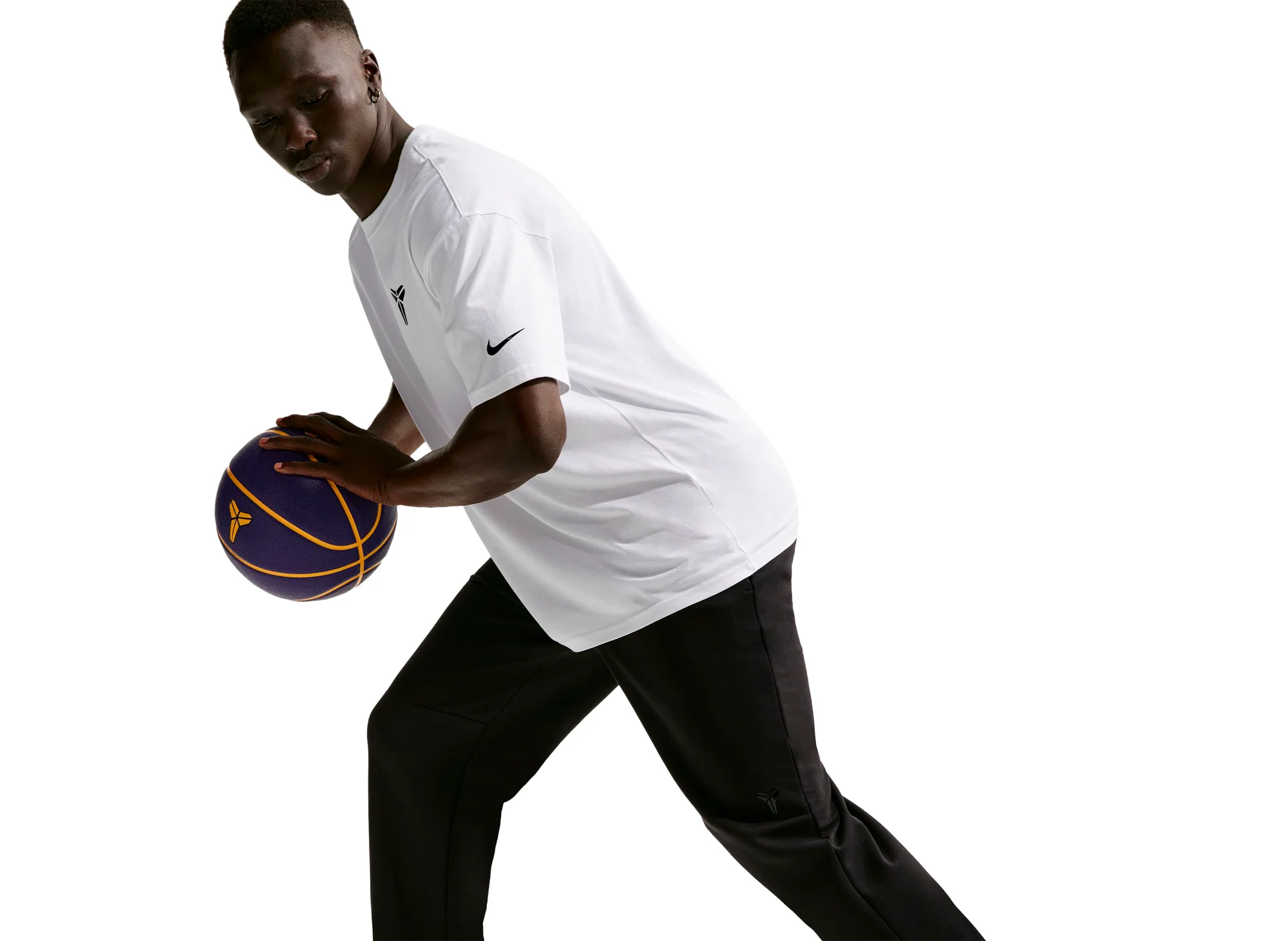 Nike Kobe Dri-FIT Fleece Pants in Black - Image 5