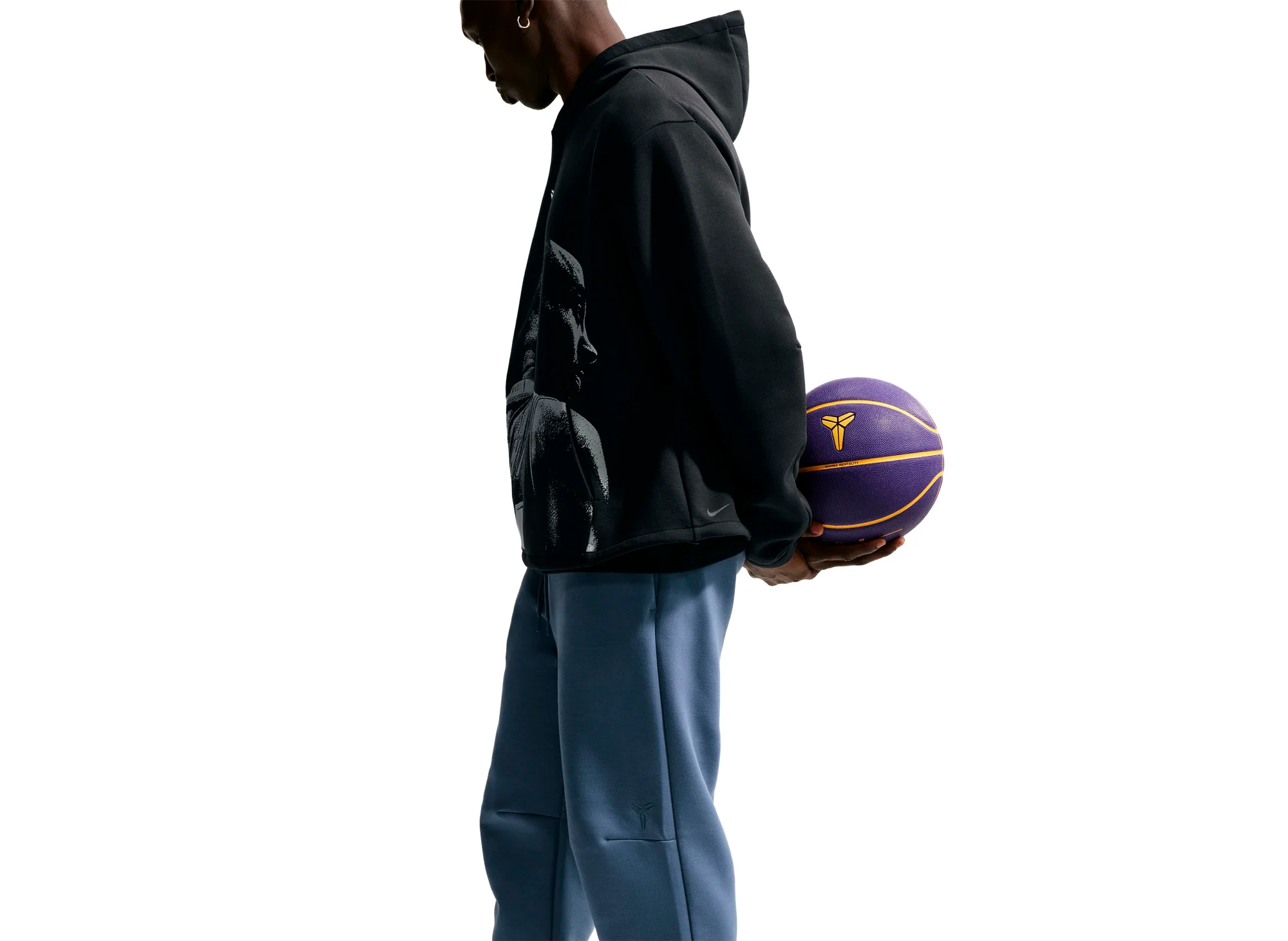 Nike Kobe Dri-FIT Fleece Pants in Diffused Blue - Image 5