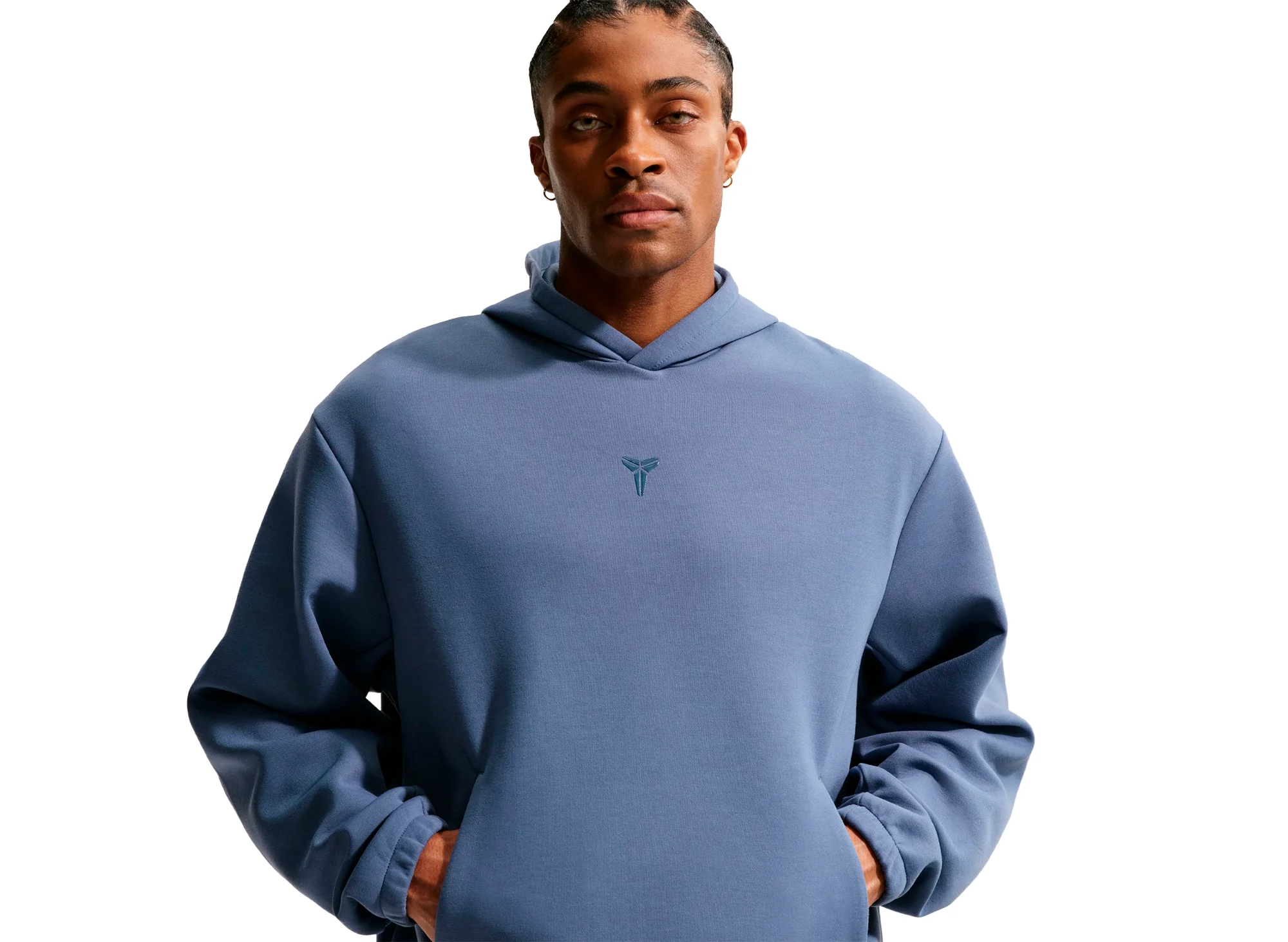 Nike Kobe Dri-FIT Pullover Basketball Hoodie in Diffused Blue - Image 3