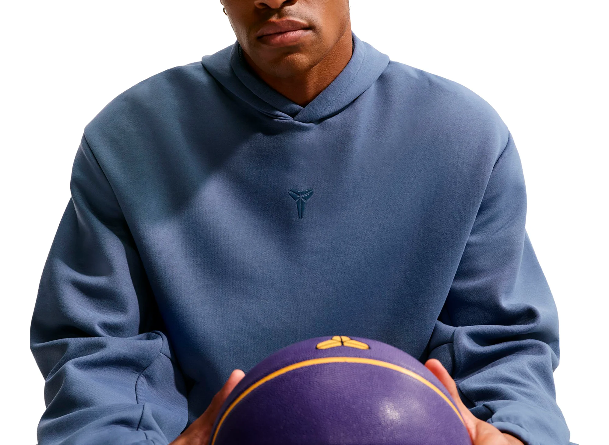 Nike Kobe Dri-FIT Pullover Basketball Hoodie in Diffused Blue - Image 5