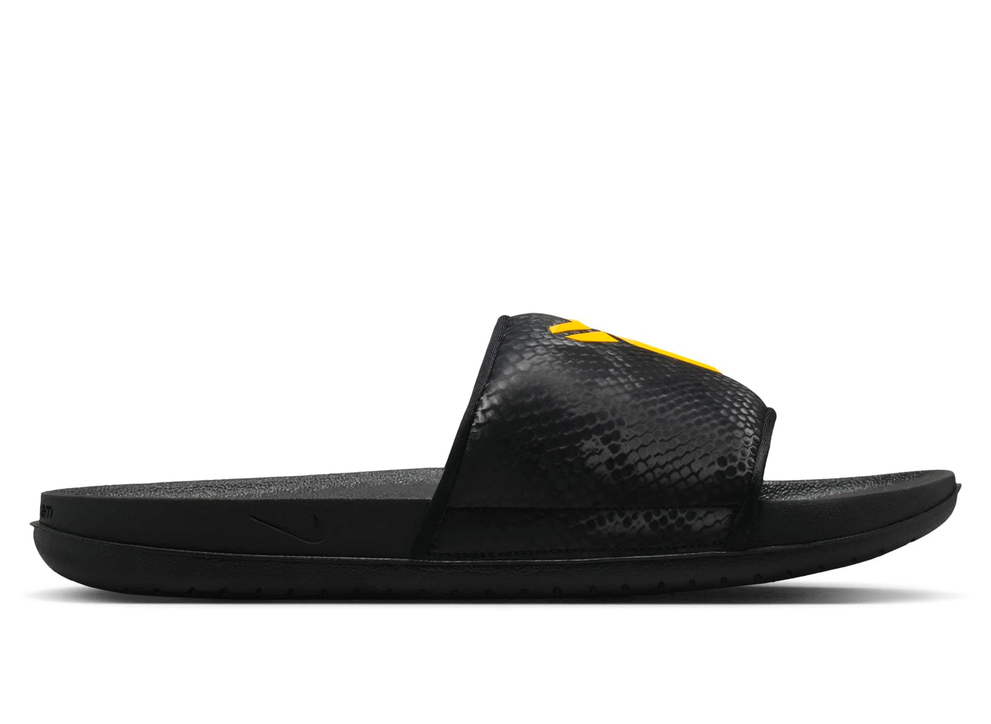 Nike Kobe Offcourt Slide in Black / University Gold - Image 2