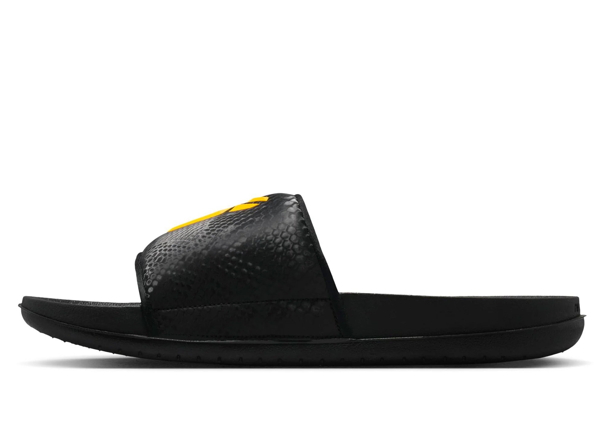 Nike Kobe Offcourt Slide in Black / University Gold - Image 3