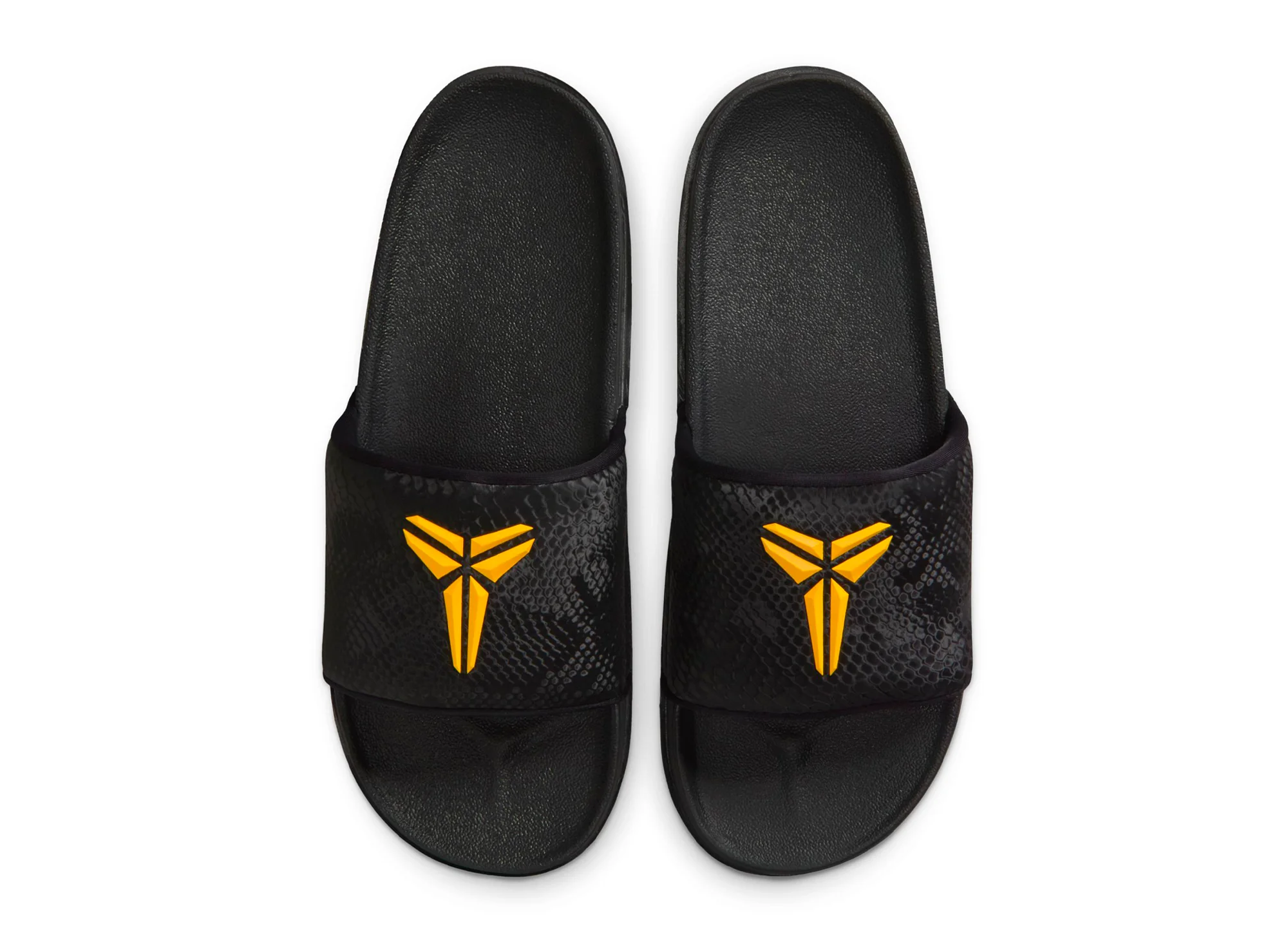 Nike Kobe Offcourt Slide in Black / University Gold - Image 4