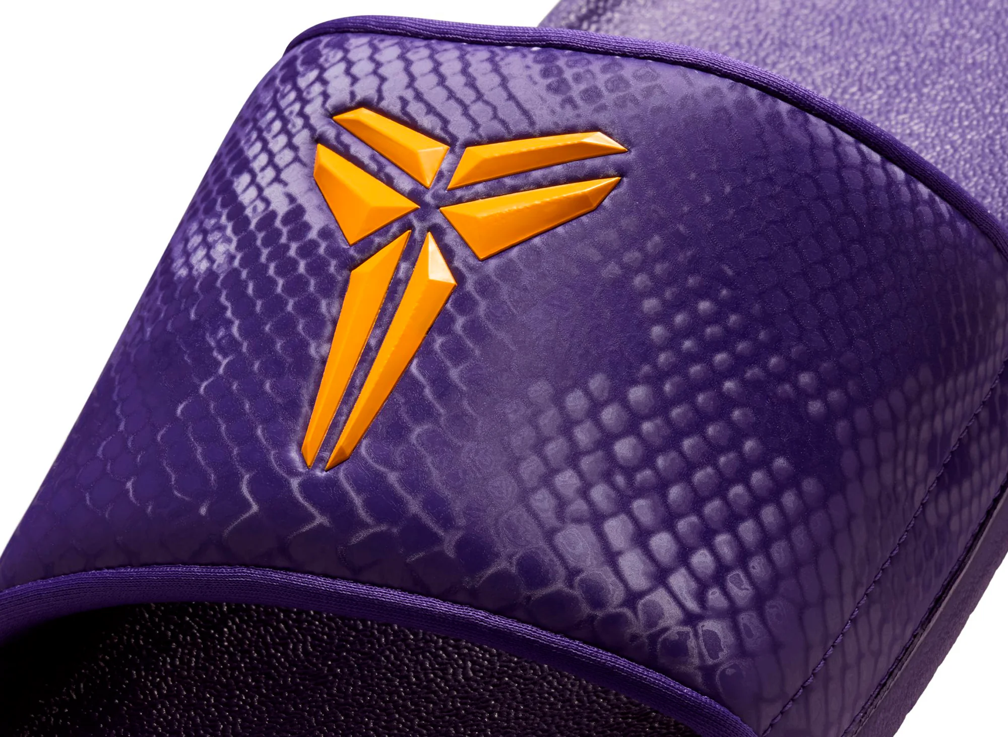 Nike Kobe Offcourt Slide in Court Purple / University Gold - Image 6