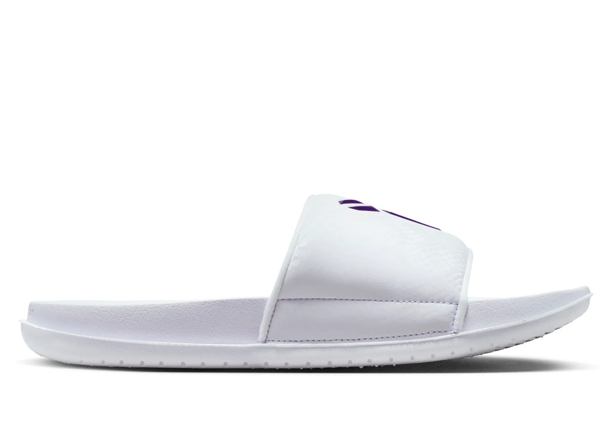 Nike Kobe Offcourt Slide in White / Court Purple - Image 2