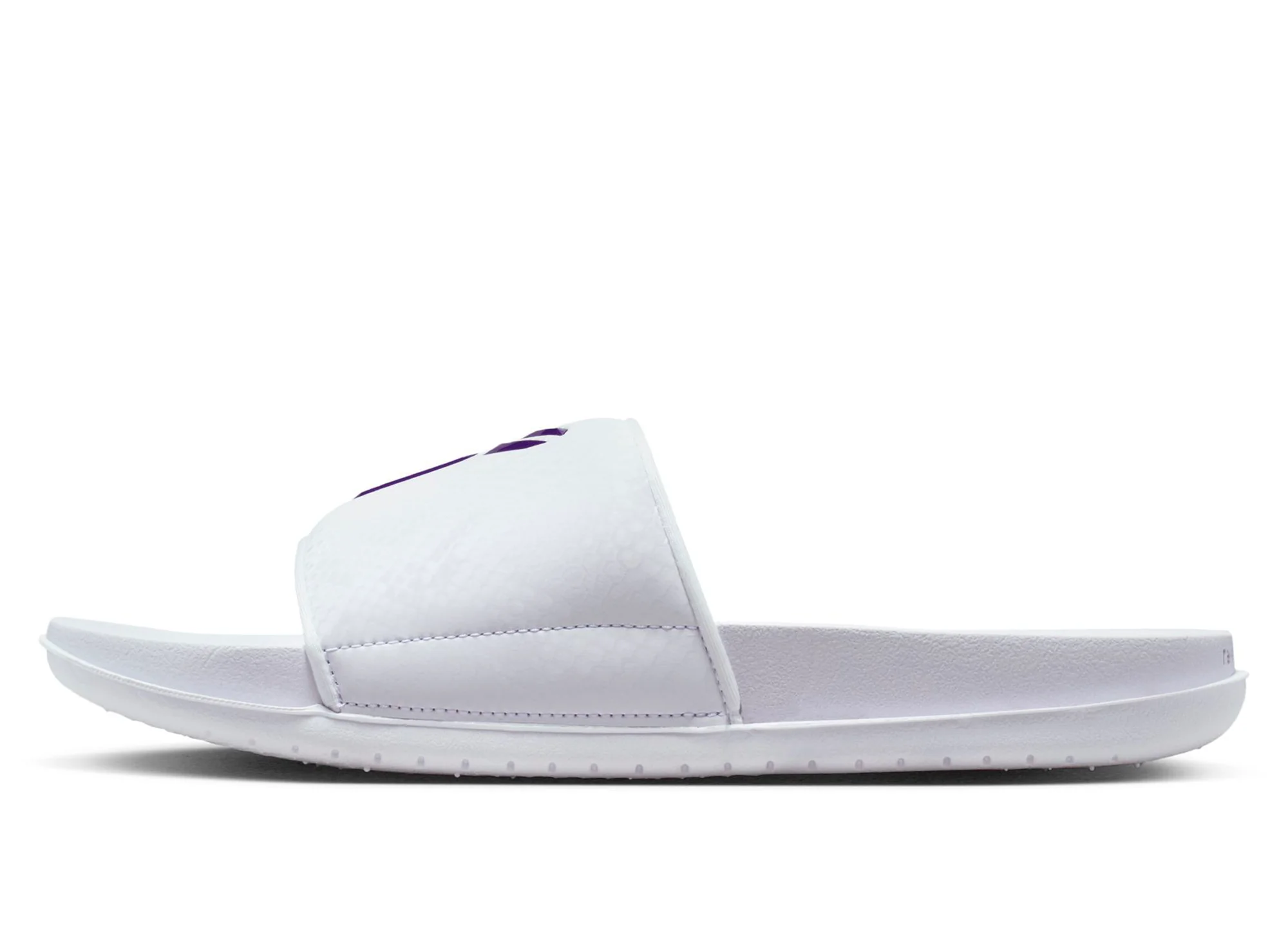 Nike Kobe Offcourt Slide in White / Court Purple - Image 3