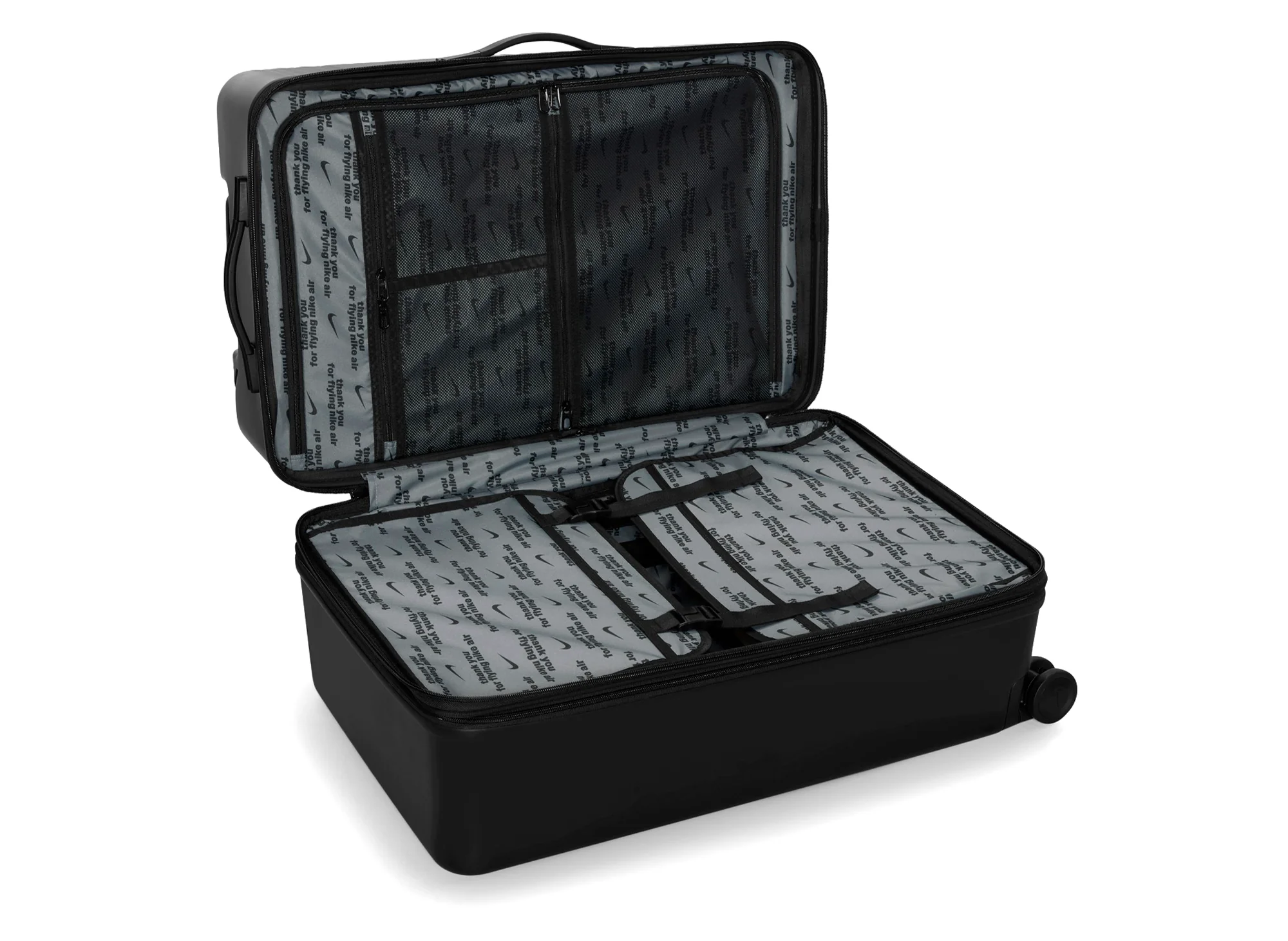 Nike Large Checked Luggage 29" Hardshell in Black - Image 5