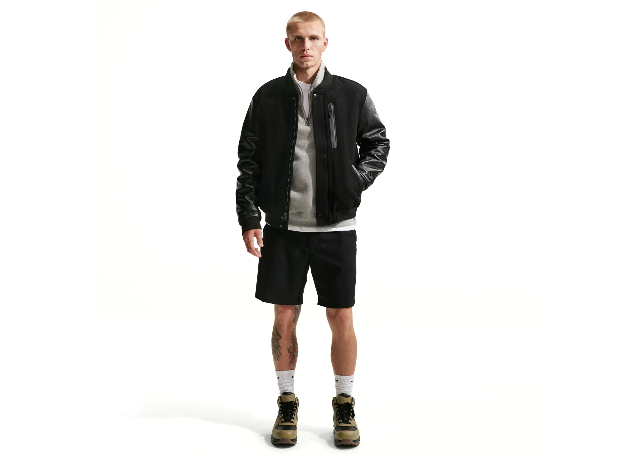 Nike NRG NBHD Destroyer Jacket in Black
