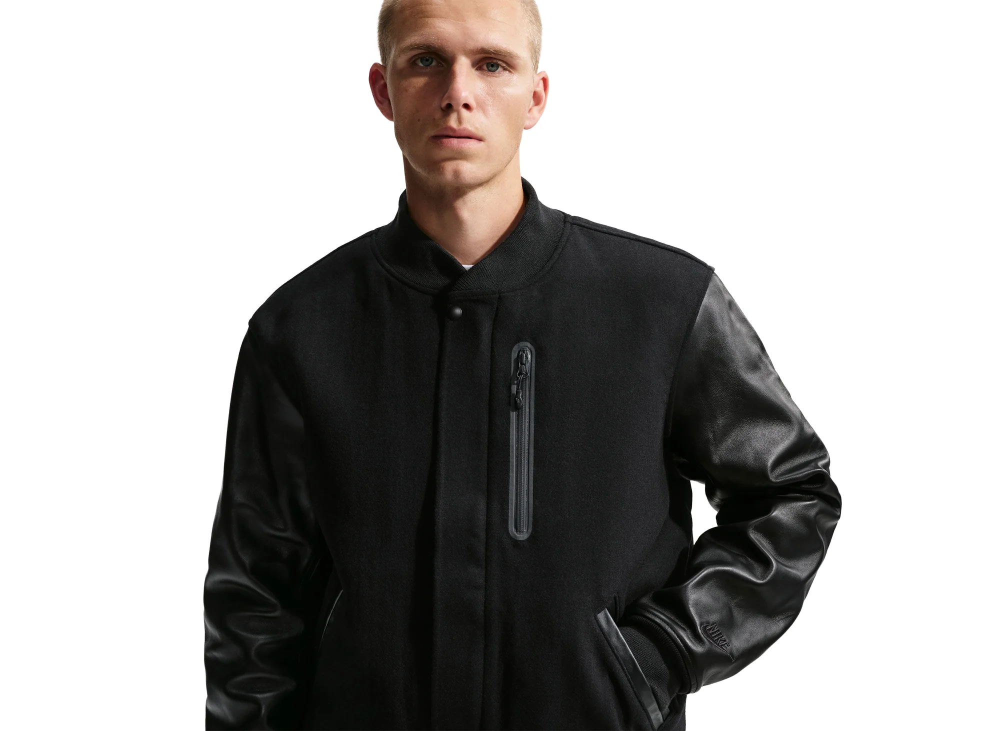 Nike NRG NBHD Destroyer Jacket in Black - Image 3