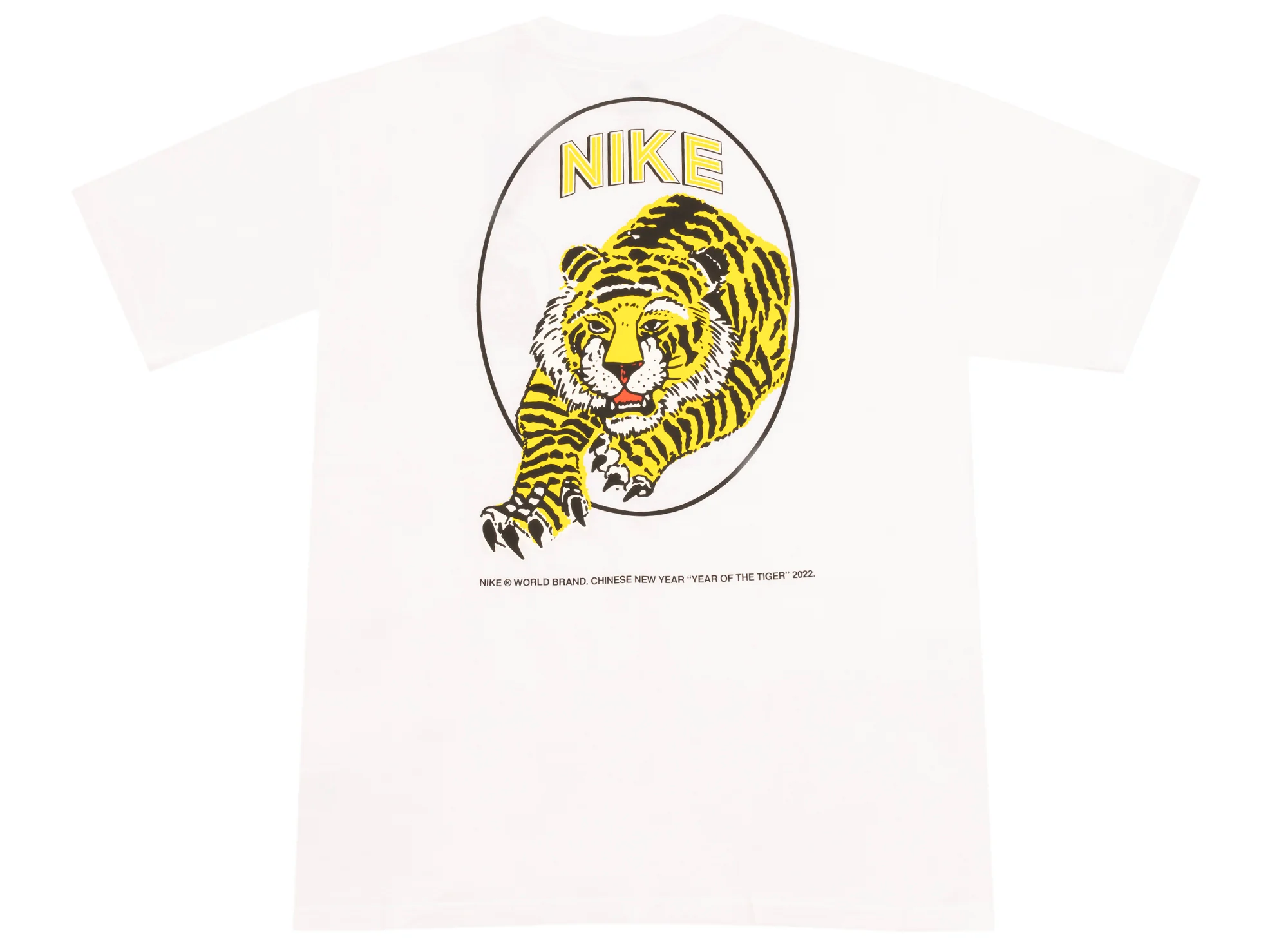 Nike NRG Tiger Tee in White - Image 2