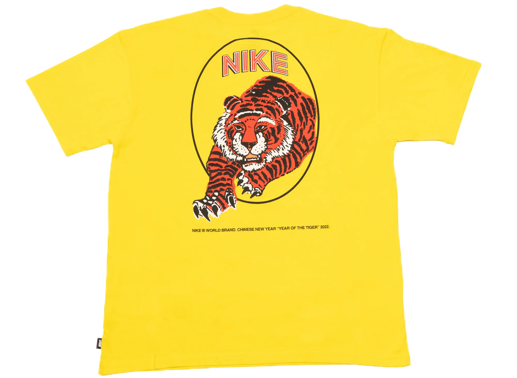 Nike NRG Tiger Tee in Yellow - Image 2