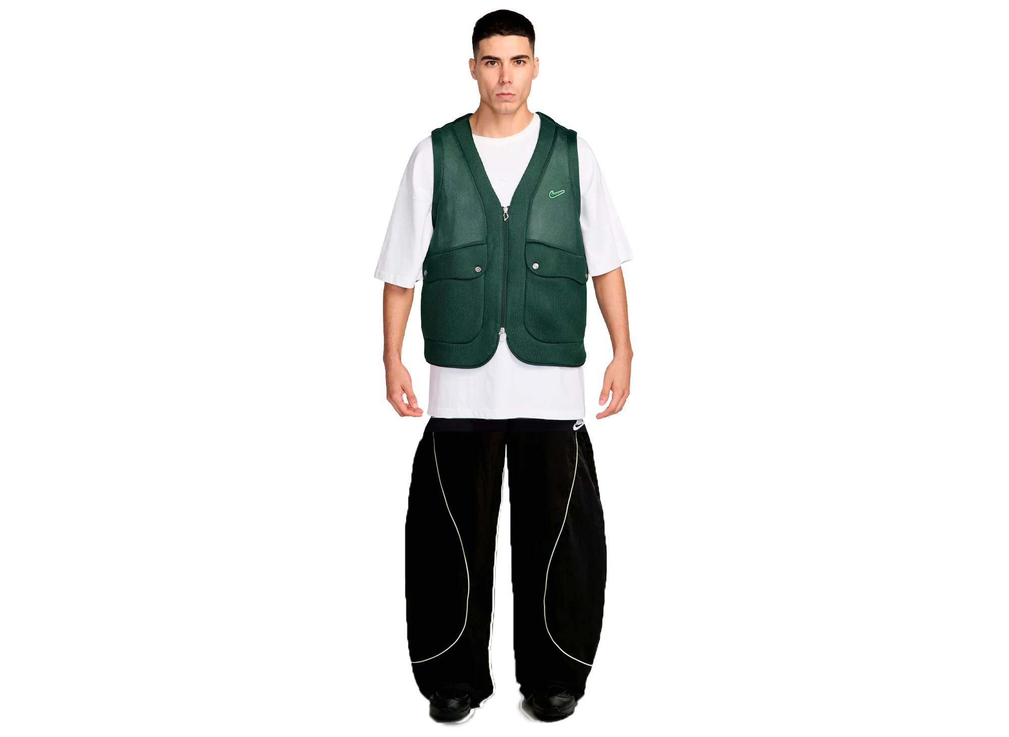 Nike Project F.R.O.G. Bubble Pod Vest in Fir