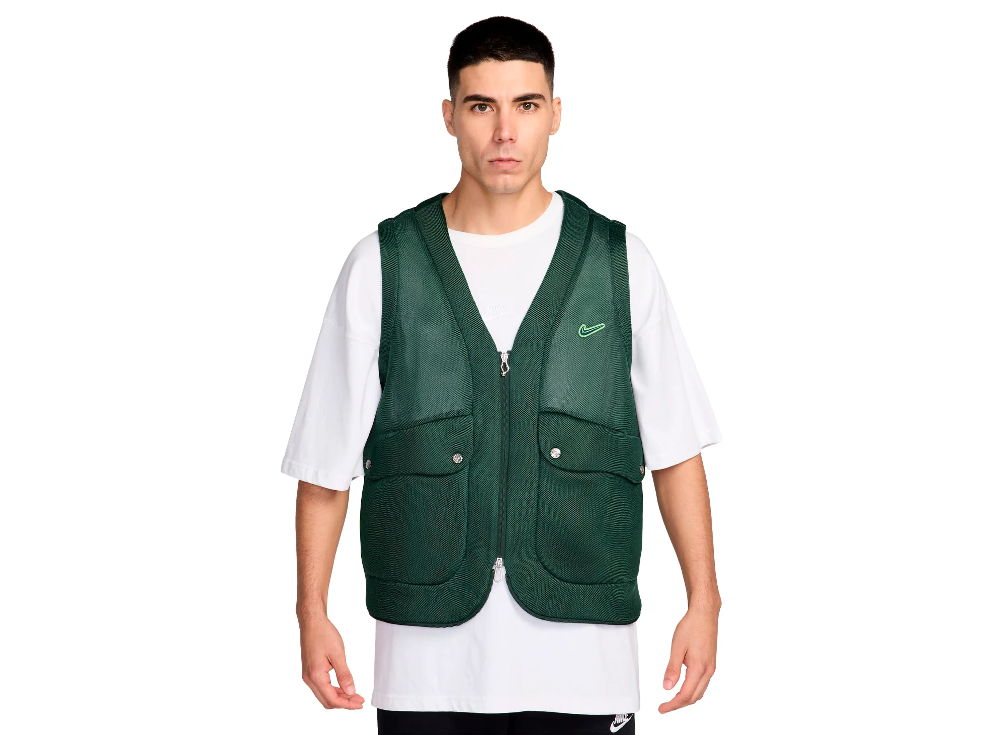 Nike Project F.R.O.G. Bubble Pod Vest in Fir - Image 2