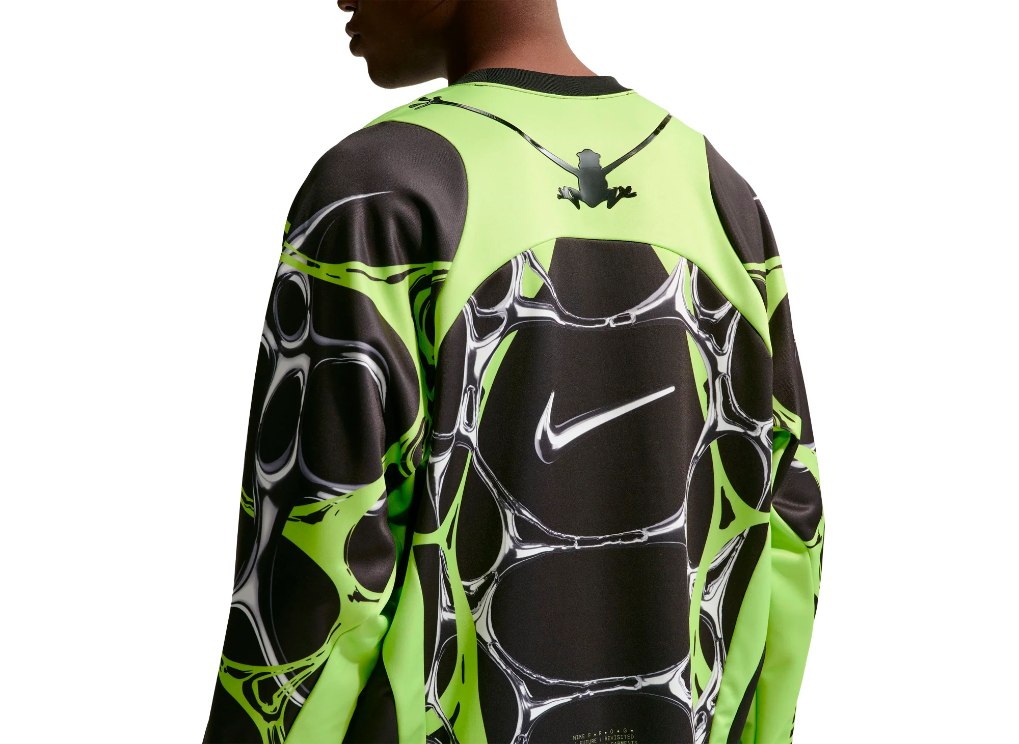 Nike Project F.R.O.G. Jelly Cage Jersey in 'Black / Volt Ice' - Image 4