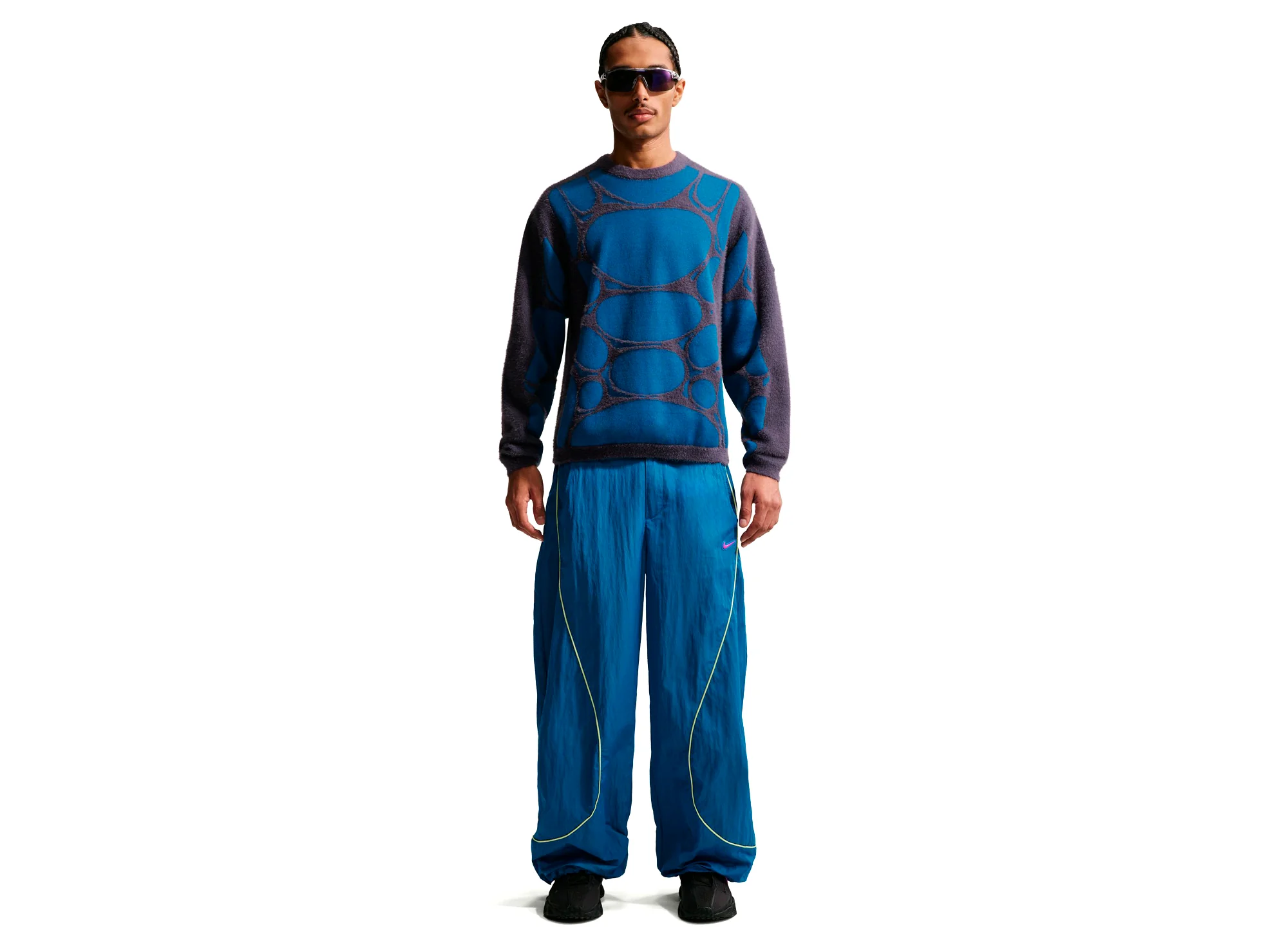 Nike Project F.R.O.G. Jelly Cage Sweater in 'Dark Raisin'