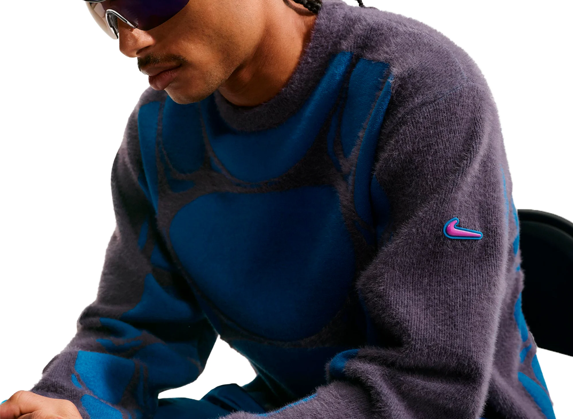 Nike Project F.R.O.G. Jelly Cage Sweater in 'Dark Raisin' - Image 5