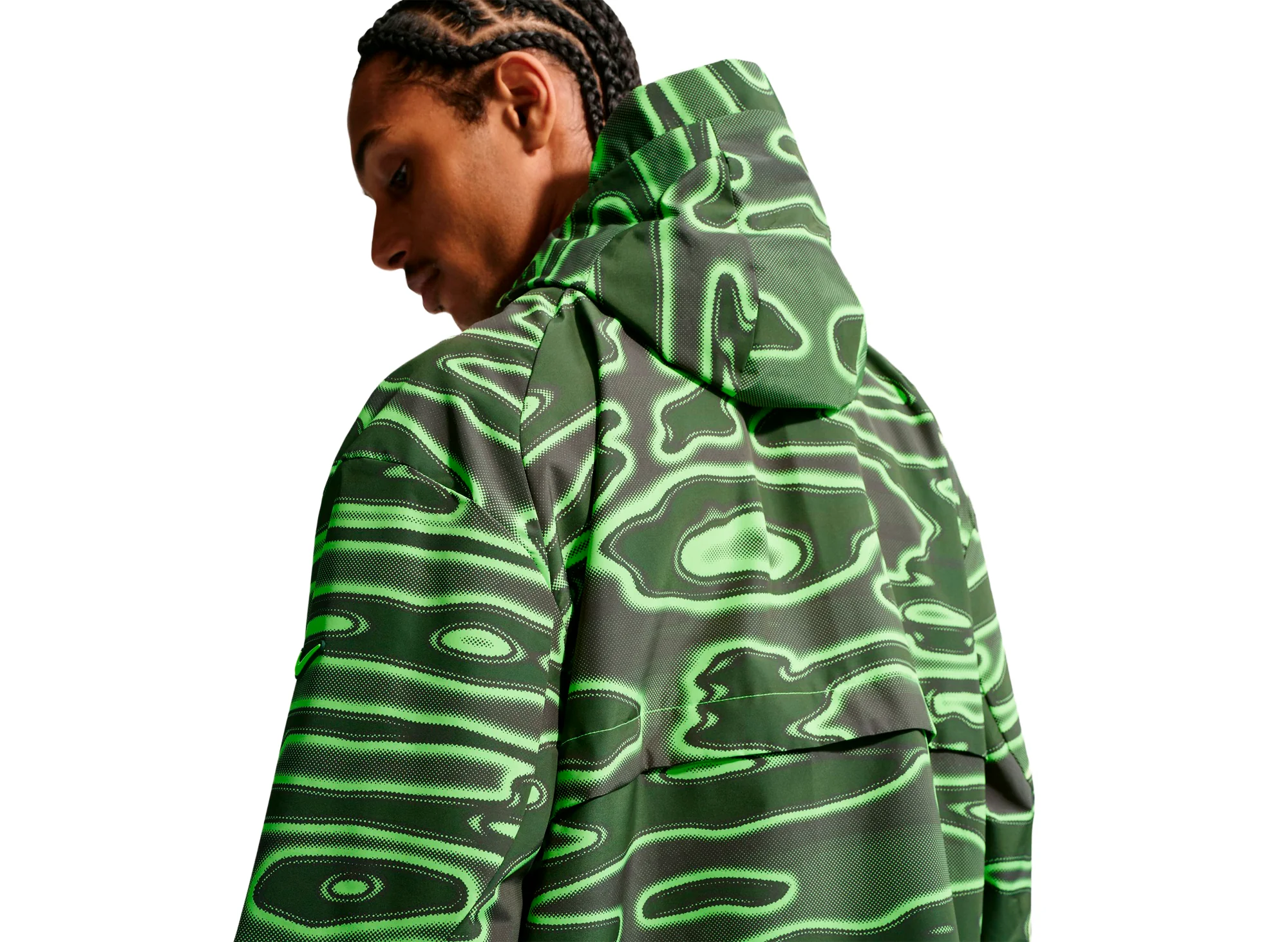 Nike Project F.R.O.G. Storm-FIT Hooded Jacket in Volt Ice - Image 4