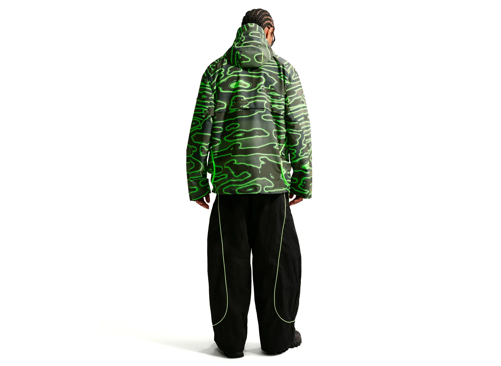 Nike Project F.R.O.G. Tobi Pants in Black / Volt Ice - Image 2