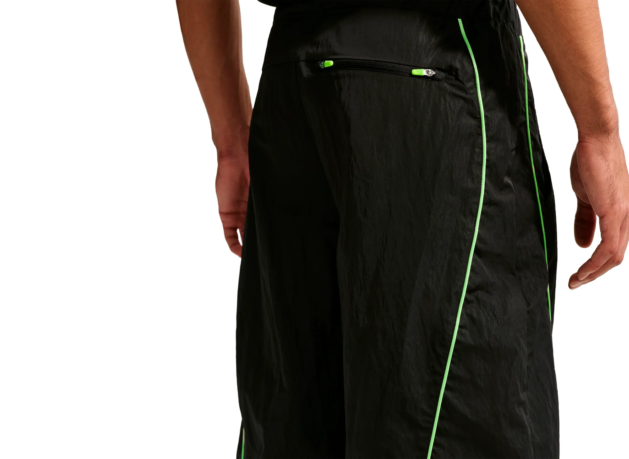 Nike Project F.R.O.G. Tobi Pants in Black / Volt Ice - Image 4