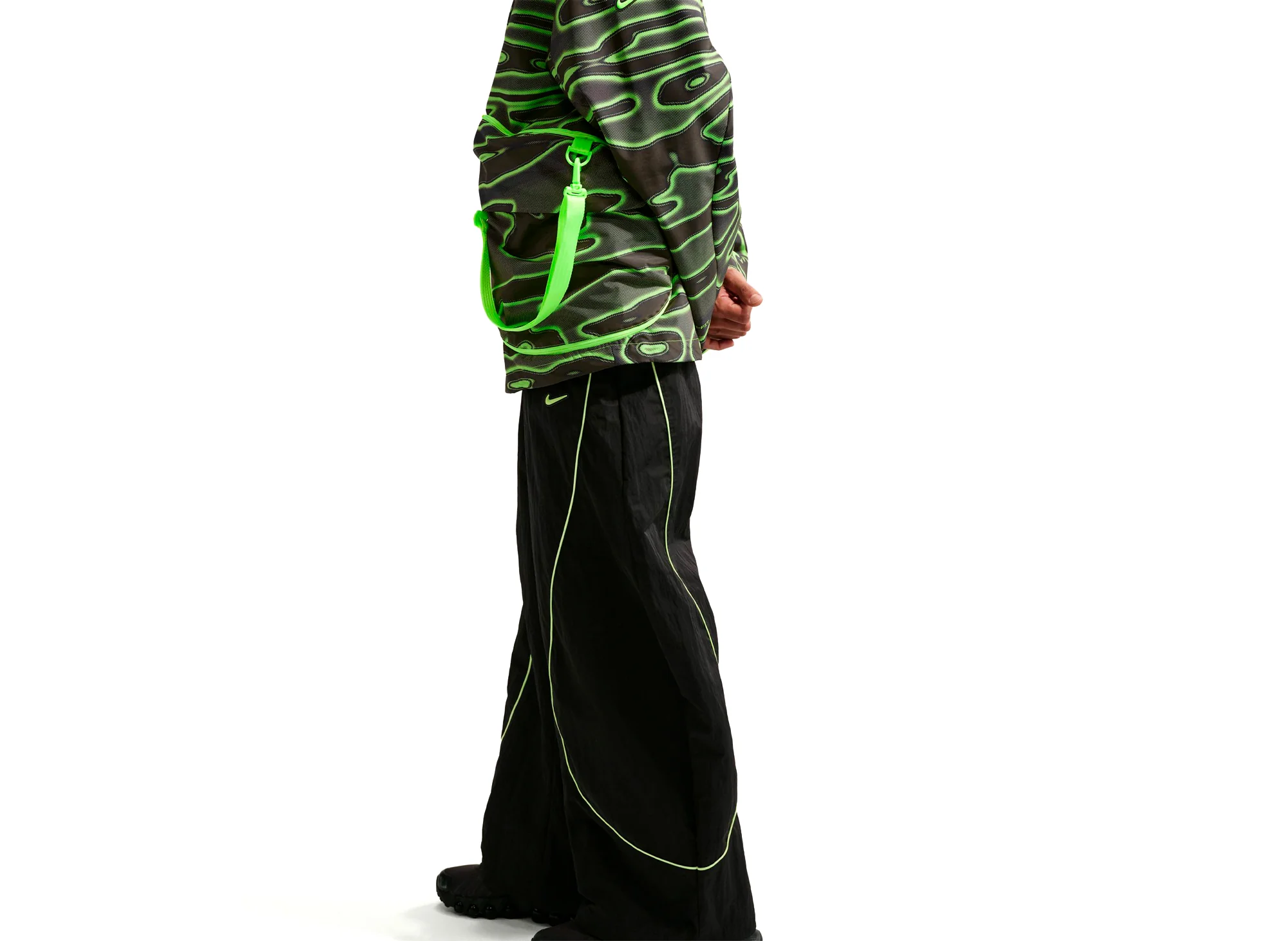 Nike Project F.R.O.G. Tobi Pants in Black / Volt Ice - Image 5