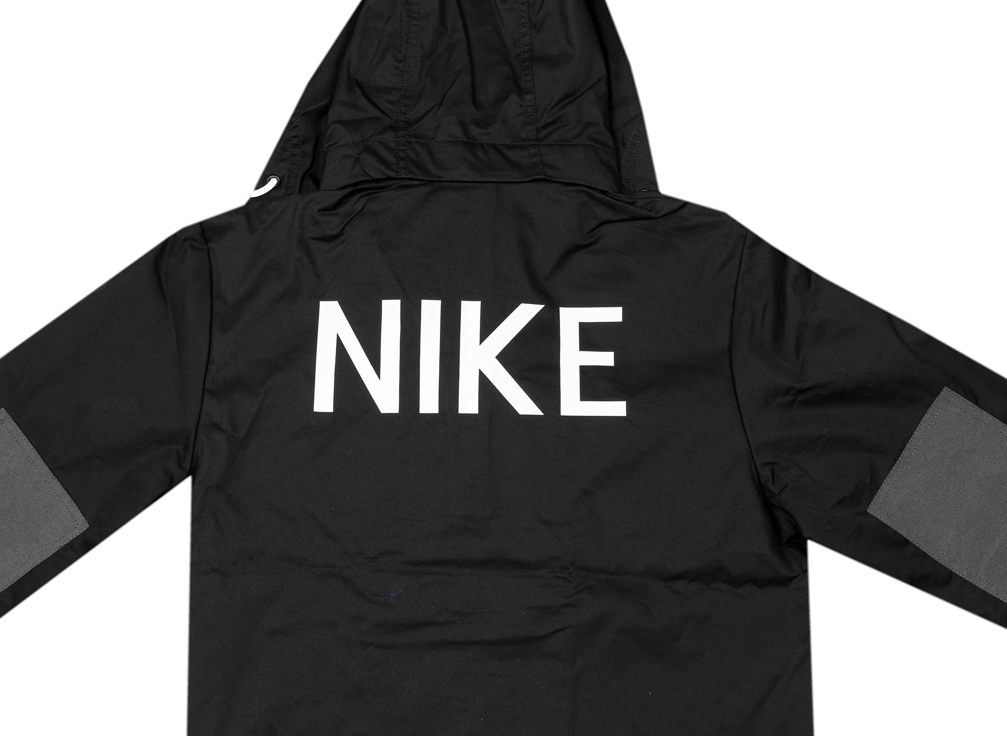 Nike Sportswear Unlined Anorak Waffle Jacket in Black - Image 2