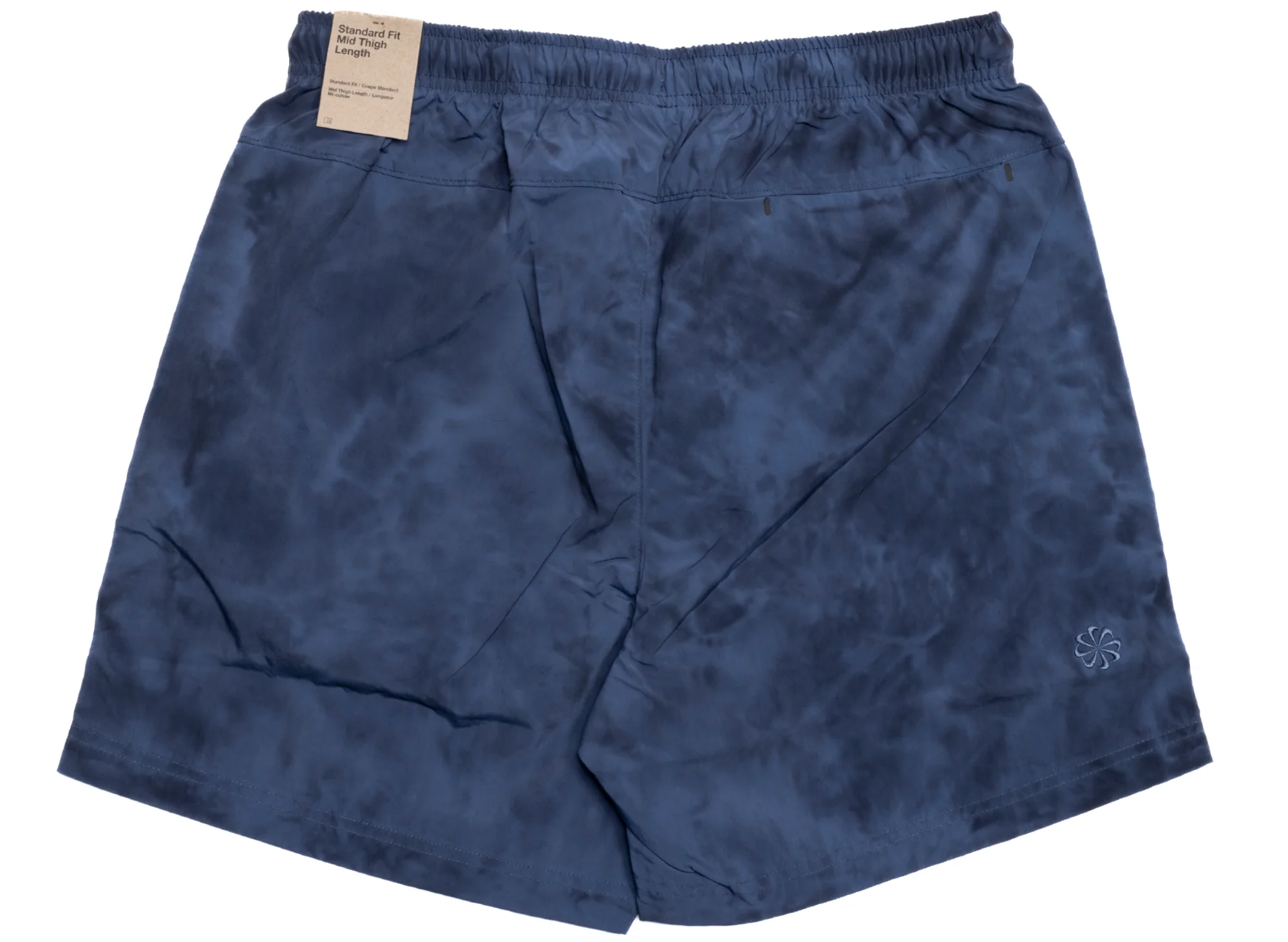 Nike Sportswear Move To Zero Tie Dye Blue and Black Shorts - Image 2