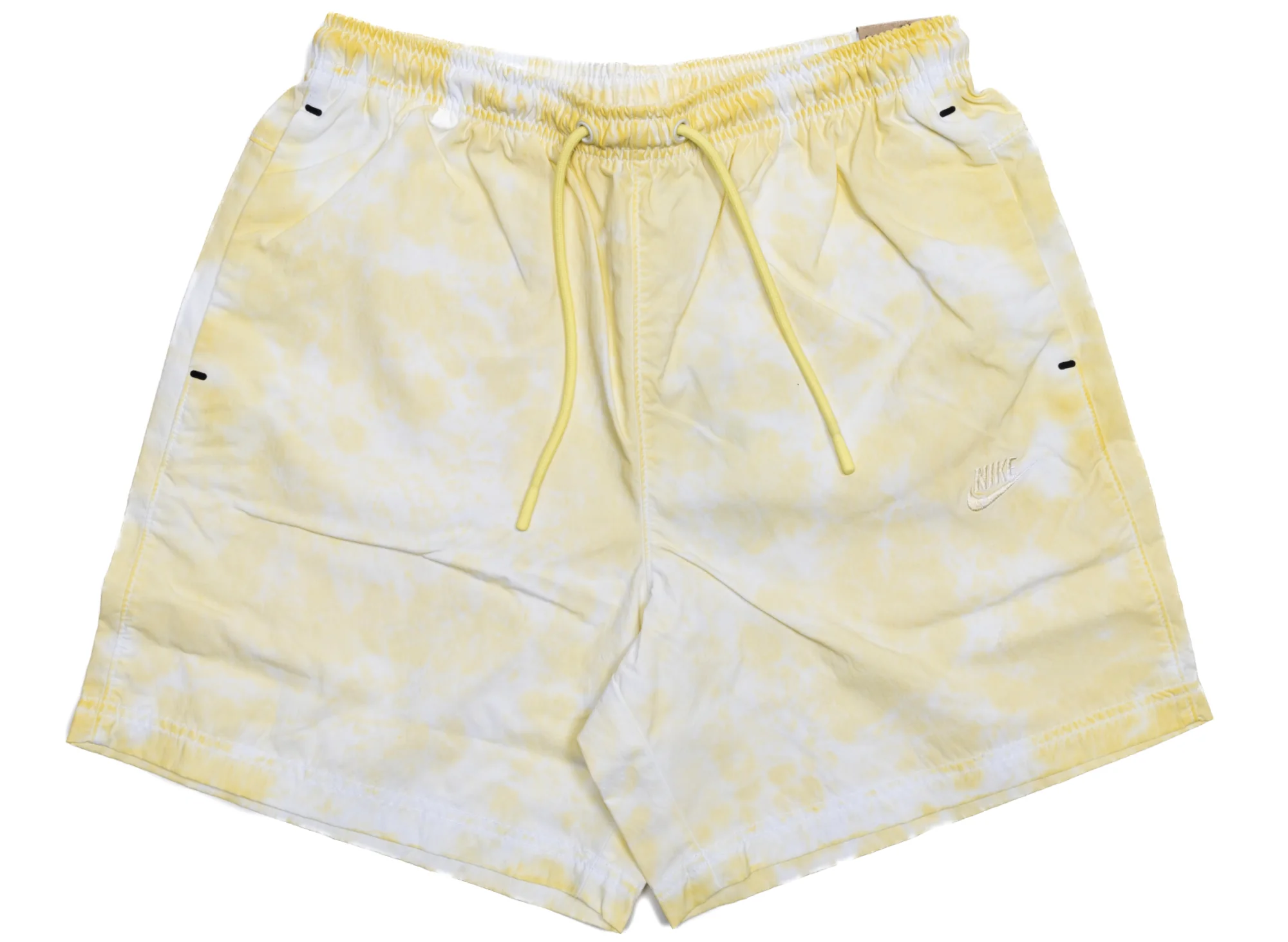 Nike Sportswear Move to Zero Tie Dye Yellow and White Shorts