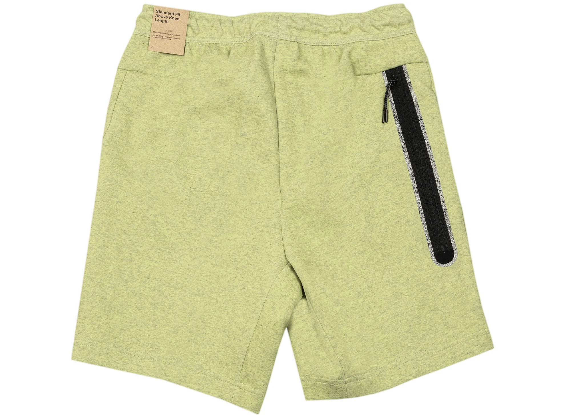 Nike Sportswear Tech Fleece Revival Shorts in Lime - Image 2