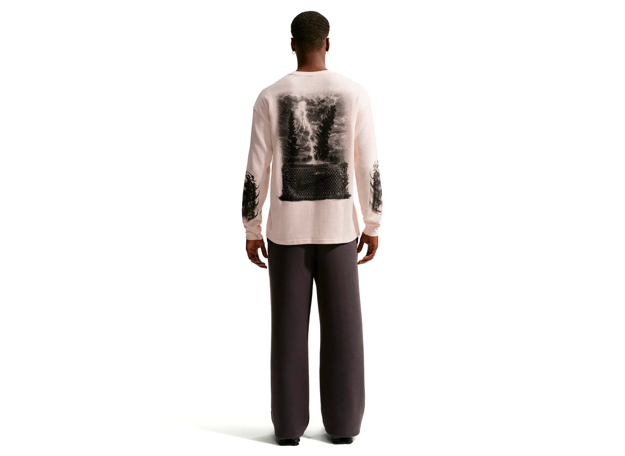 Nike Sportswear Thermal Top in Chalk - Image 2
