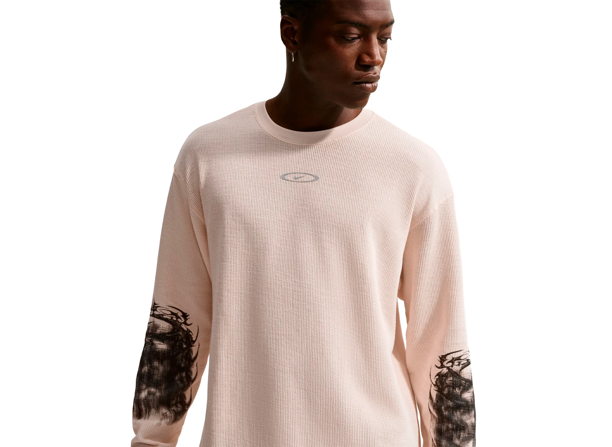 Nike Sportswear Thermal Top in Chalk - Image 3